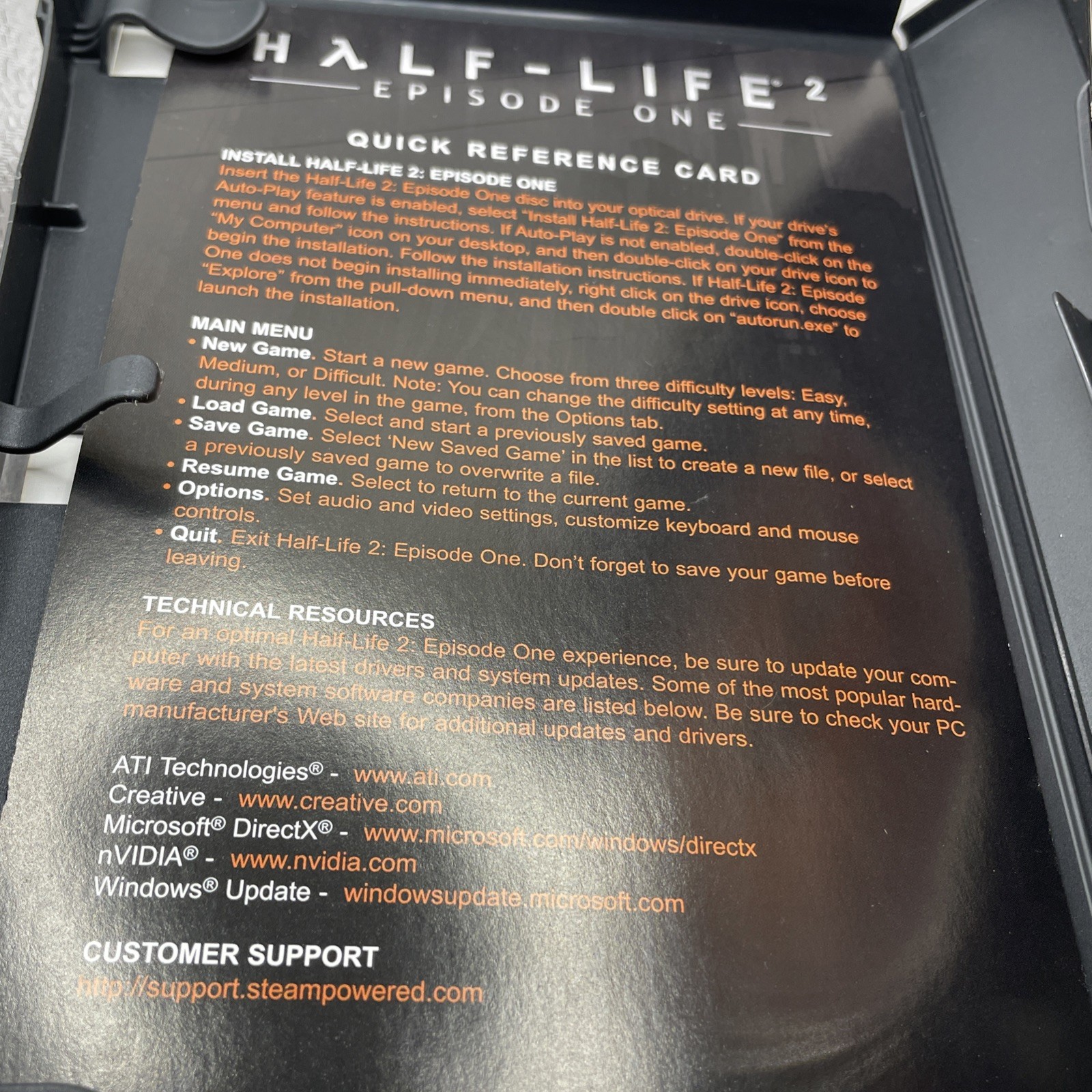 Half-Life 1 & 2 episode 1 PC CD-ROM Sierra Valve FPS Shooter tested clean discs