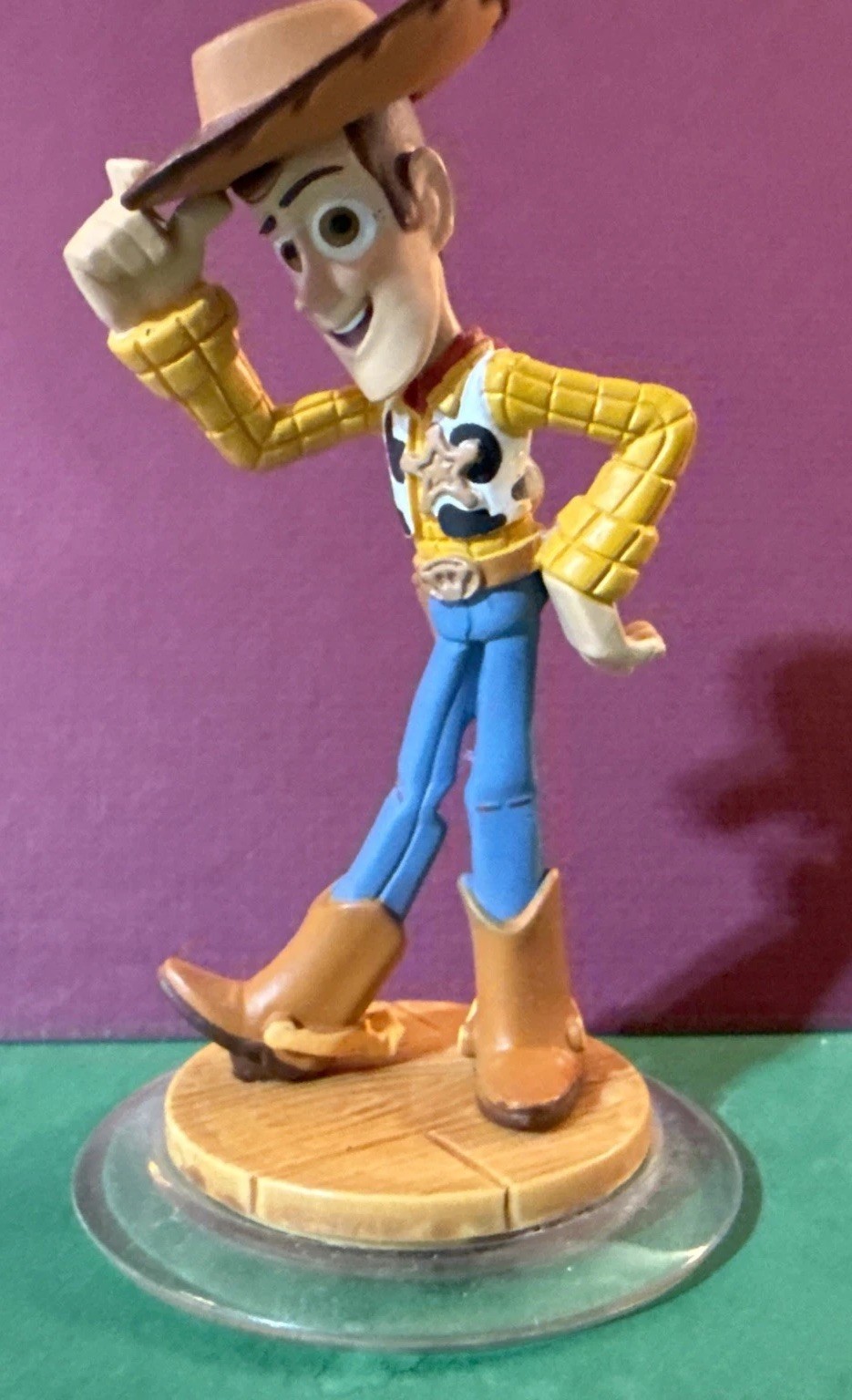 Toy Story-Woody,Jessie,Buzz Figures, Crystal+2 Collectible Cards-Disney Infinity