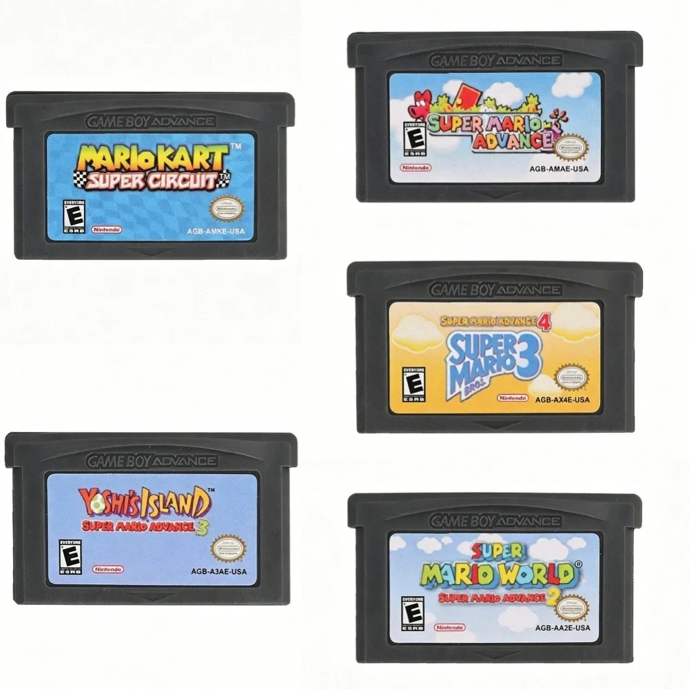 Super Mario World/Super Mario Advance/Yoshi’s Island For GBA Gameboy Advance