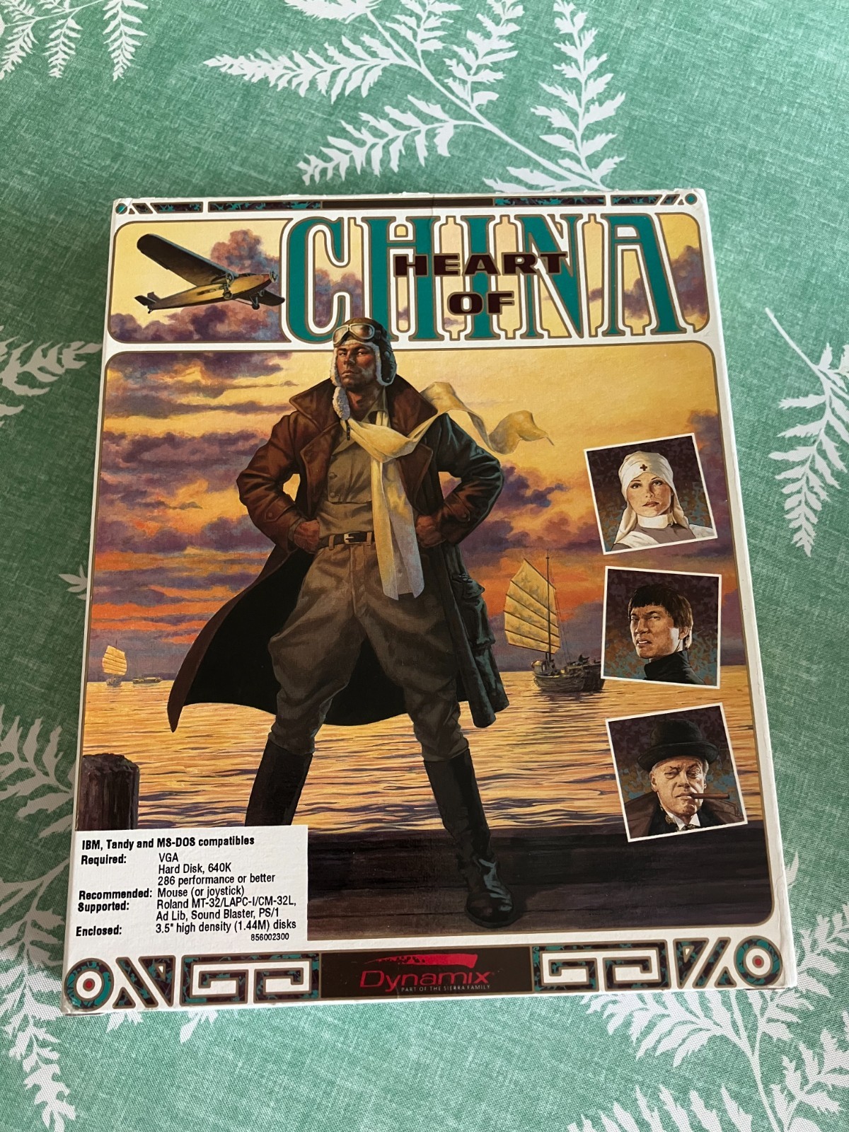 Heart of China (PC, 1991) COMPLETE CIB 3.5″ IBM TANDY