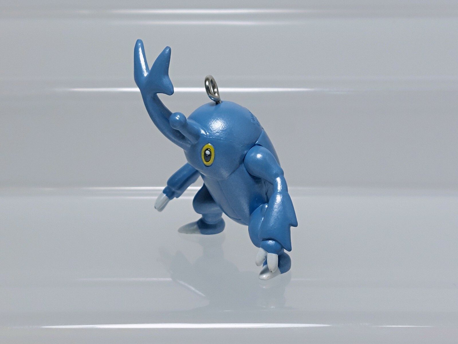 Heracross Metallic ver Pokemon Keychain Figure Banpresto 2009 Japan G04 1.85in