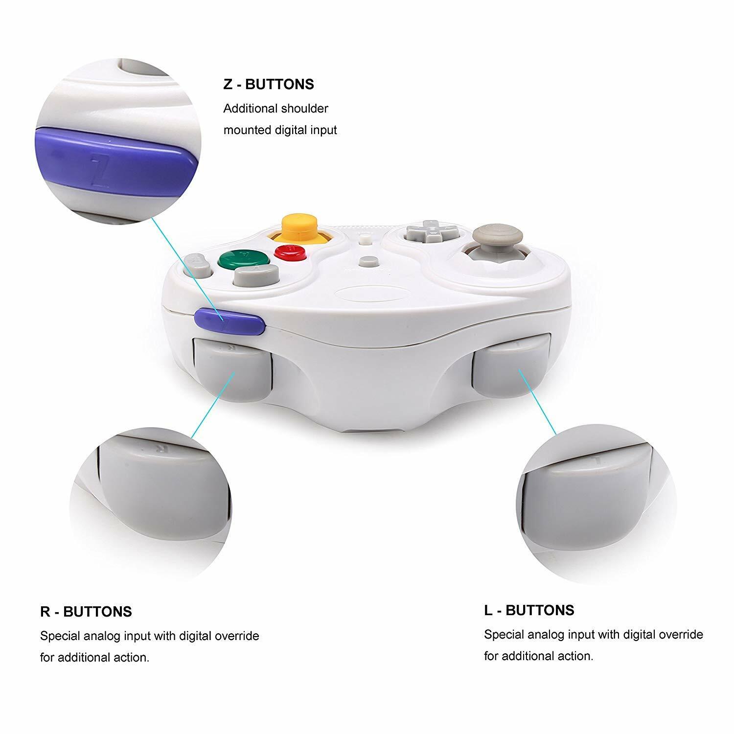Wired /Wireless Gamecube Controller Gamepad Joystick for Nintendo GameCube Wii