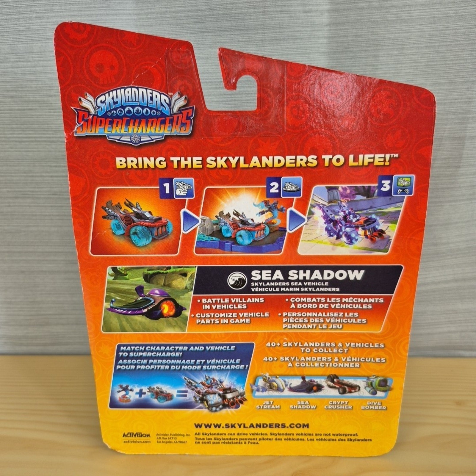 Skylanders Activision Superchargers Sea Shadow Vehicle Figure Toys To Life New