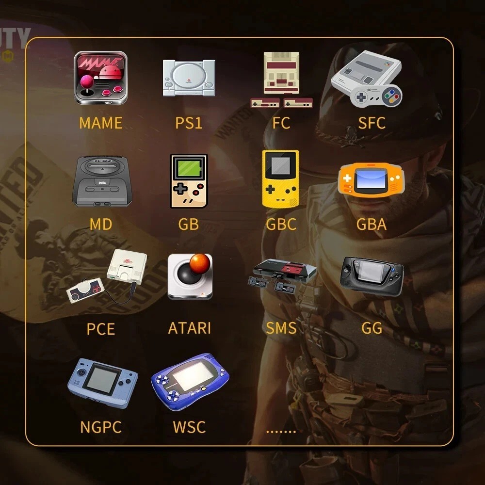 SF3000 Retro Handheld Game Console 4.5 Inch IPS Screen Preloaded 20000+ Games