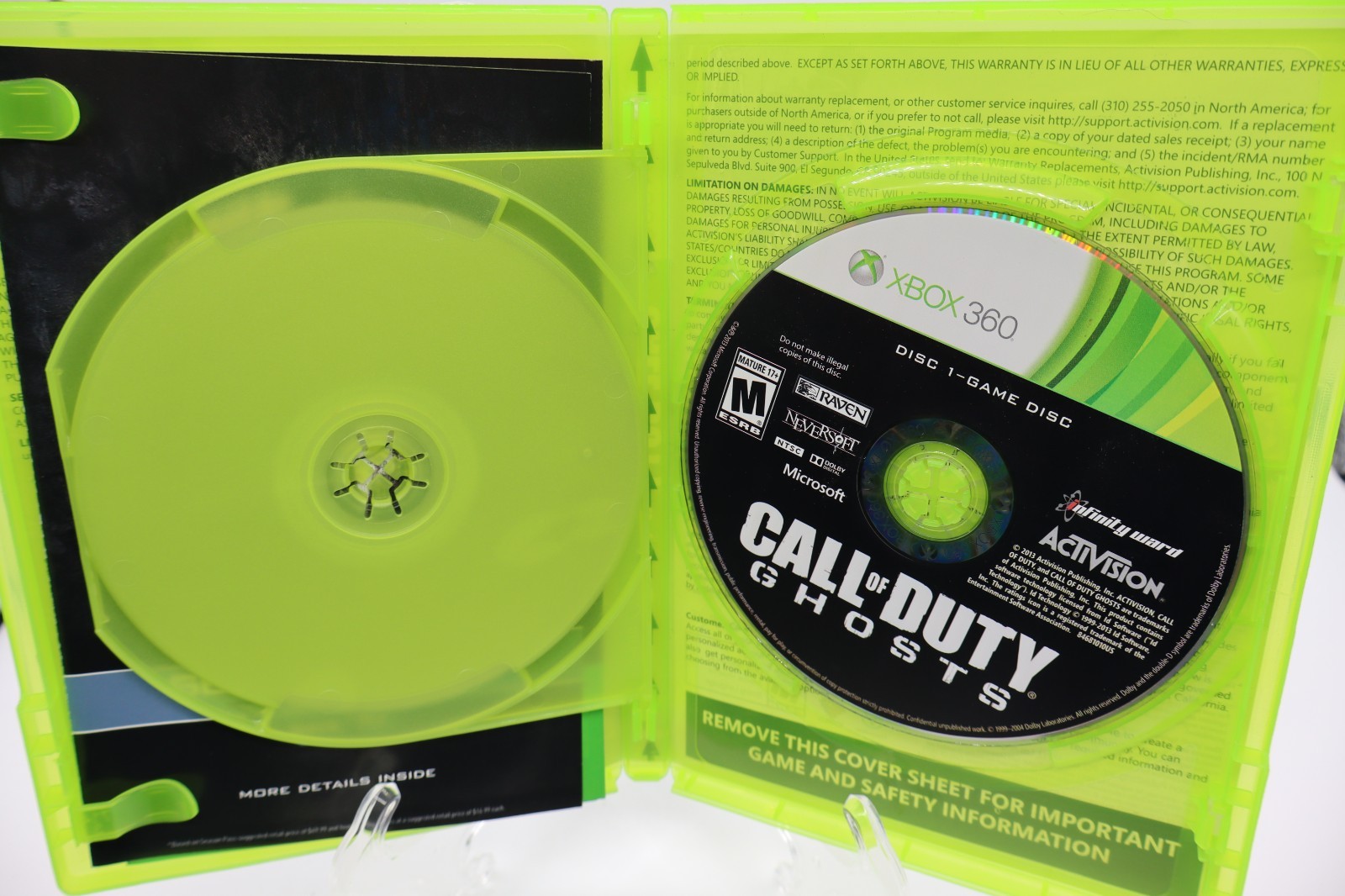 Call of Duty: Ghosts (Xbox 360, 2013) Complete w/ Manual – Tested Working