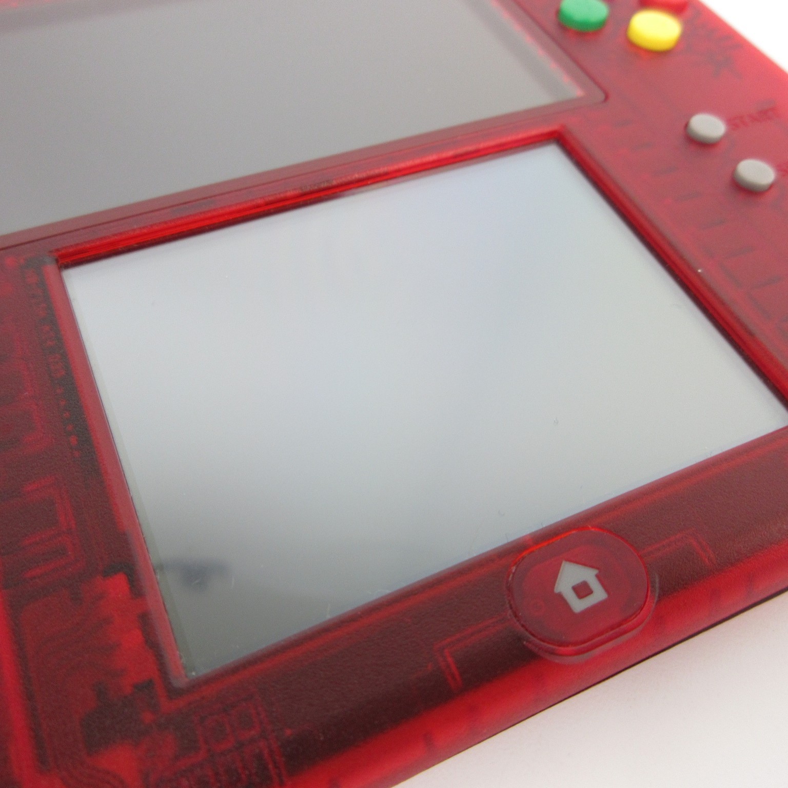 【Very Good】Nintendo 2DS Pokemon Clear Red Console ONLY Japanese Edition #NET0325