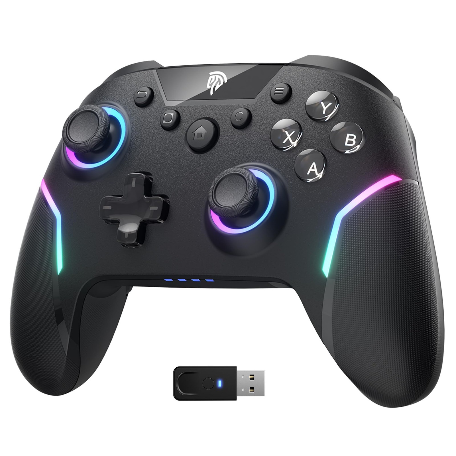 EasySMX X20 Wireless Gaming Controller, RGB, 2-Stage Hall Effect Sticks