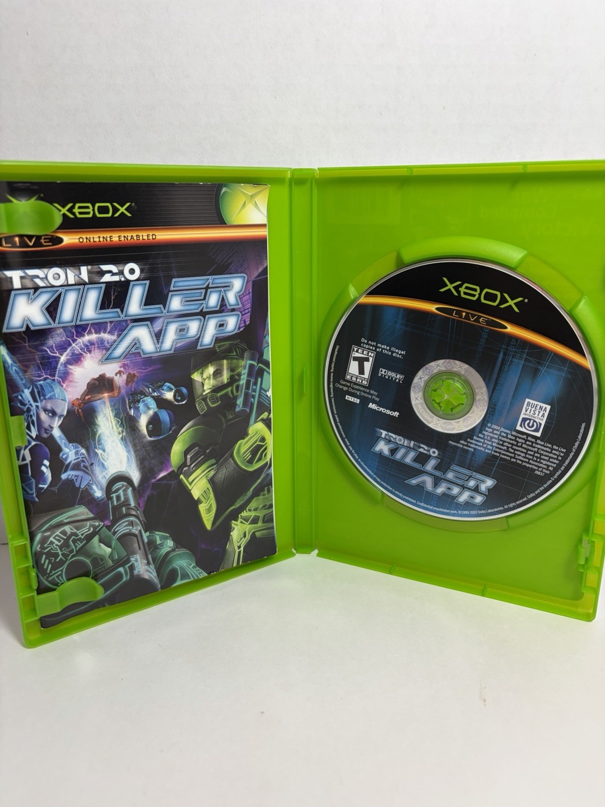 TRON 2.0 Killer App (Original Xbox) – Complete Game CIB – Tested – Great Disk
