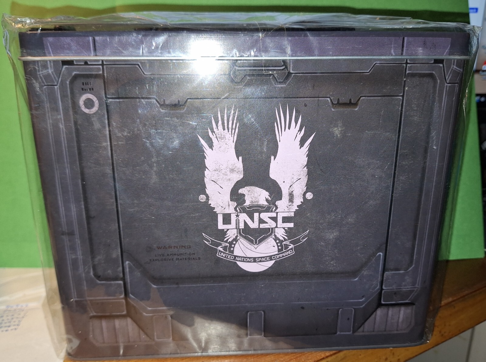 Halo 5 SEALED Guardians Collector’s Edition Tin Ammo Box Metal – No Game – Empty
