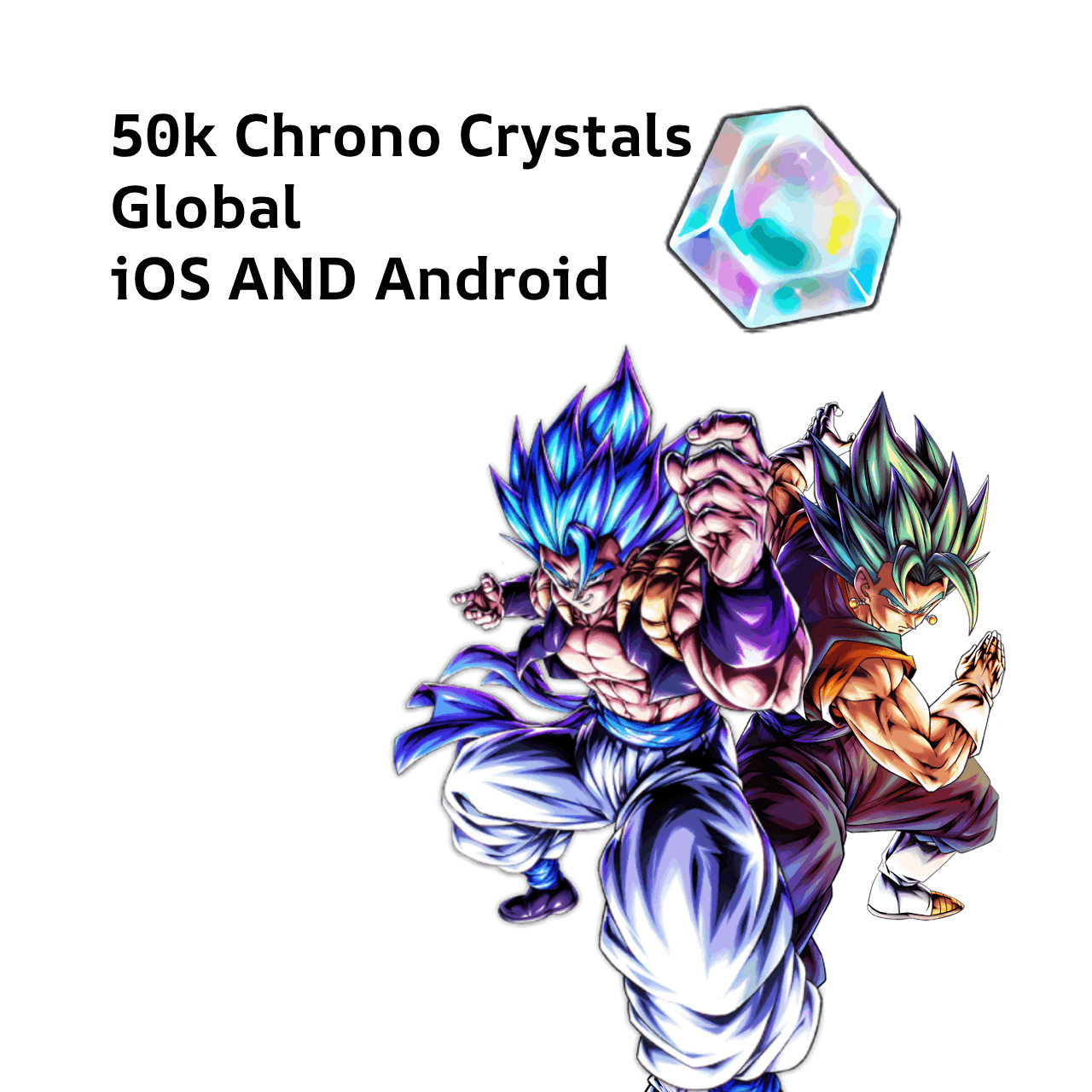 Dragon Ball Legends – [iOS / Android] 50.000 Chrono Crystals – DBL