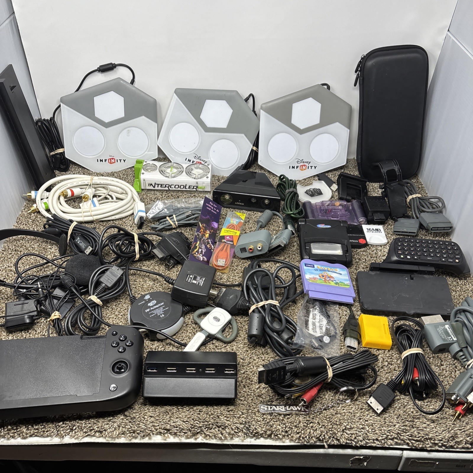 Video Game Random Cables And Accessories Lot UNTESTED