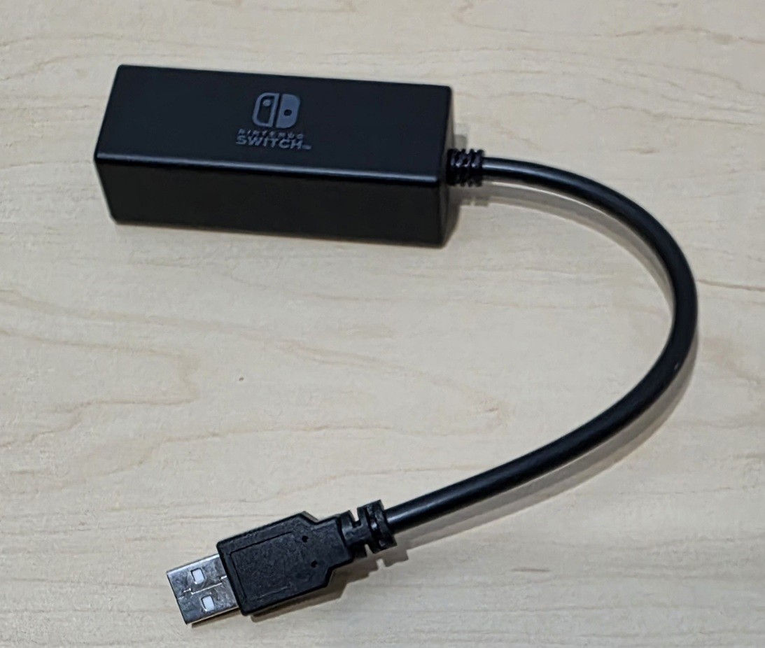 Officially Licensed Nintendo Switch HORI Wired Internet LAN Adapter USB Ethernet