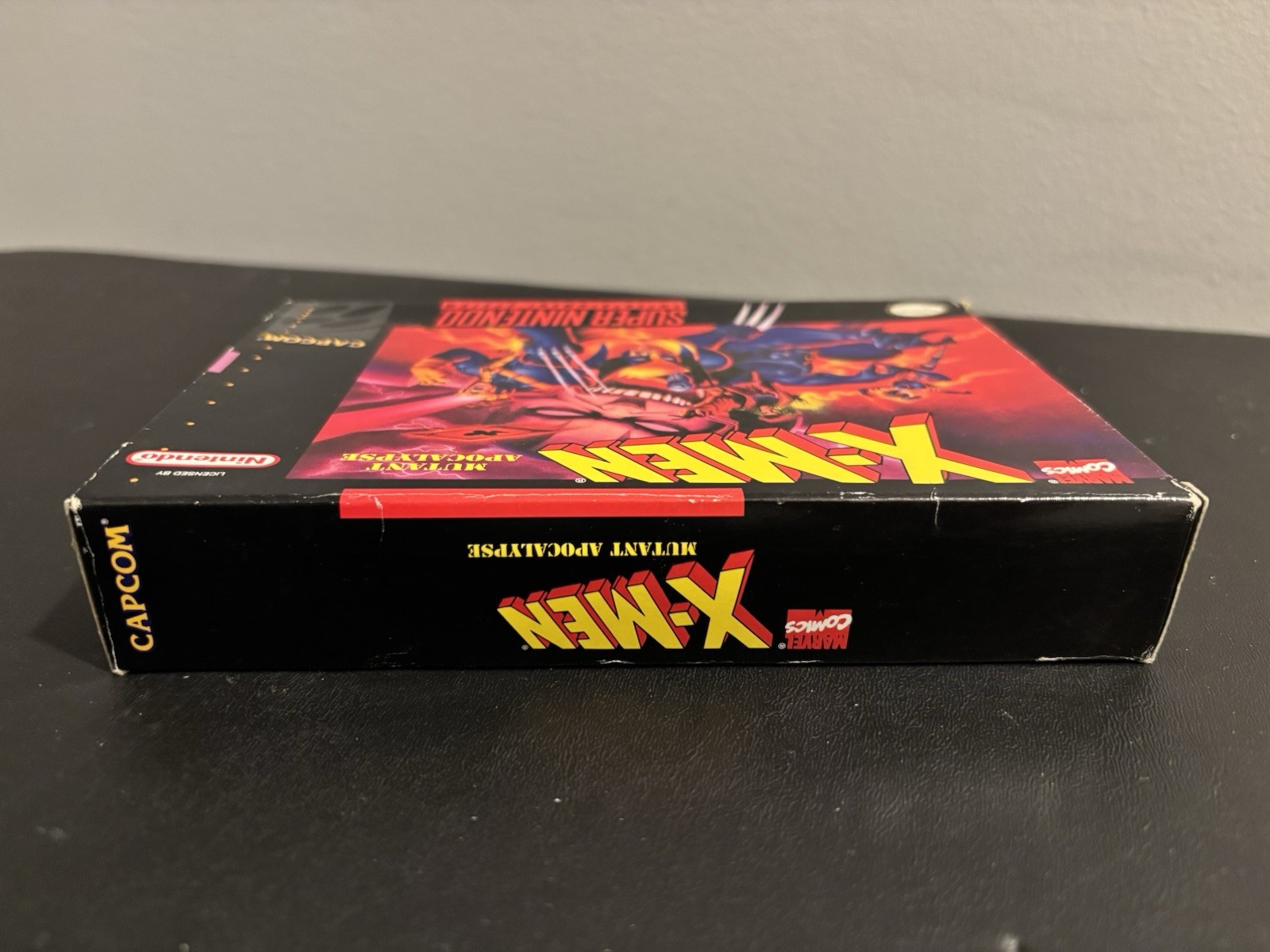 X-Men: Mutant Apocalypse (SNES Super Nintendo 1994) Box Manual & Cart Authentic