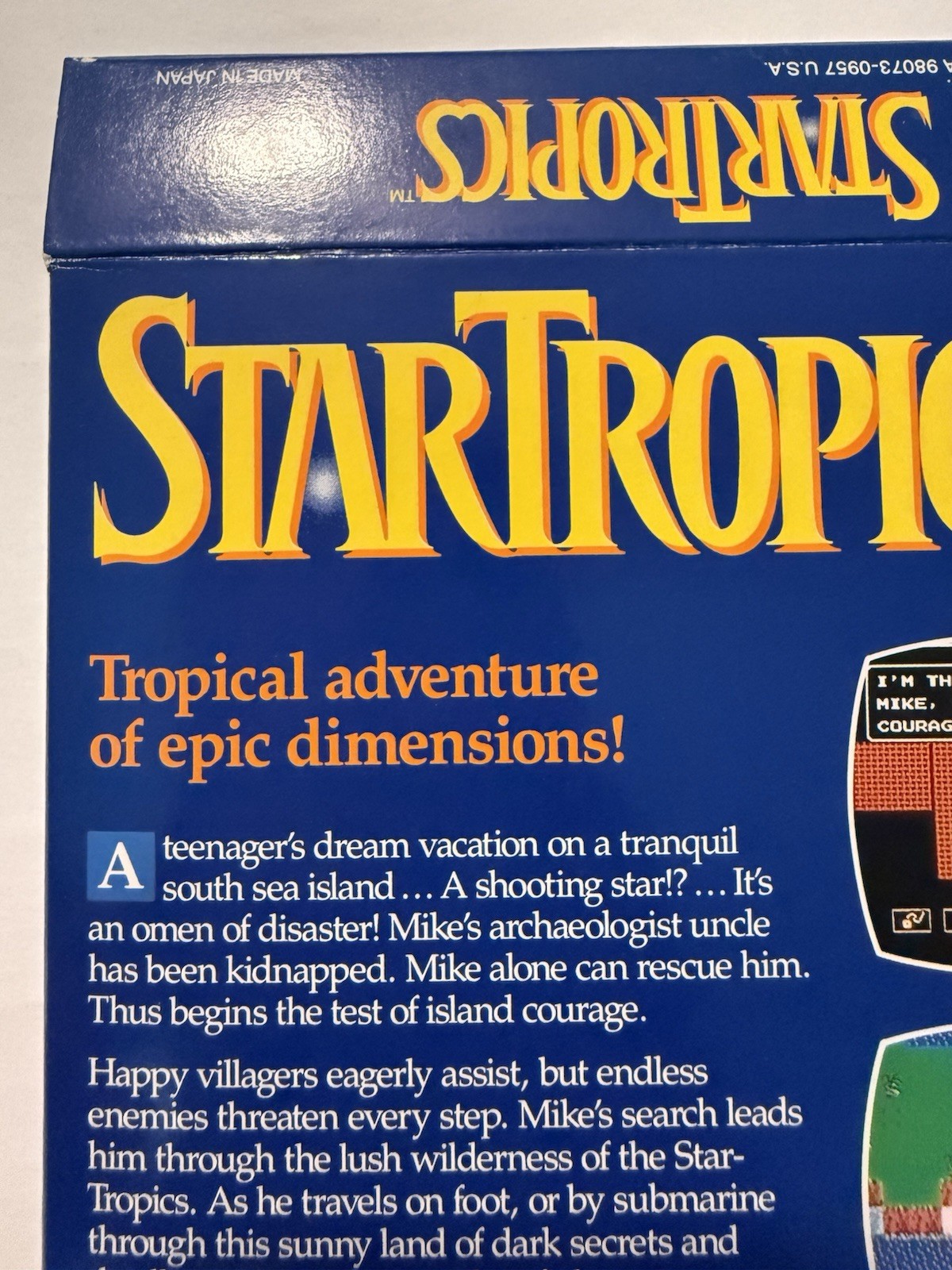StarTropics Nintendo NES CIB – Promotional Offer Not For Resale