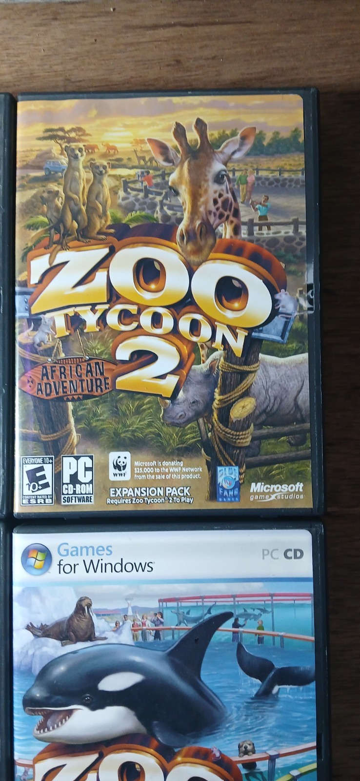 4 – PC Games – Zoo Tycoon 2 – Endangered Species – Marine Mania -Extinct Animals