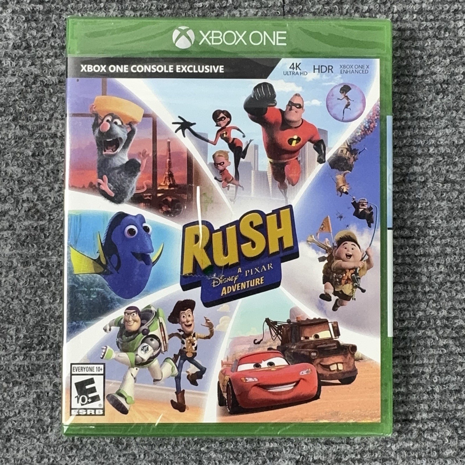 Rush A Disney Pixar Adventure Xbox One New Sealed 4K HDR Xbox One X Enhanced