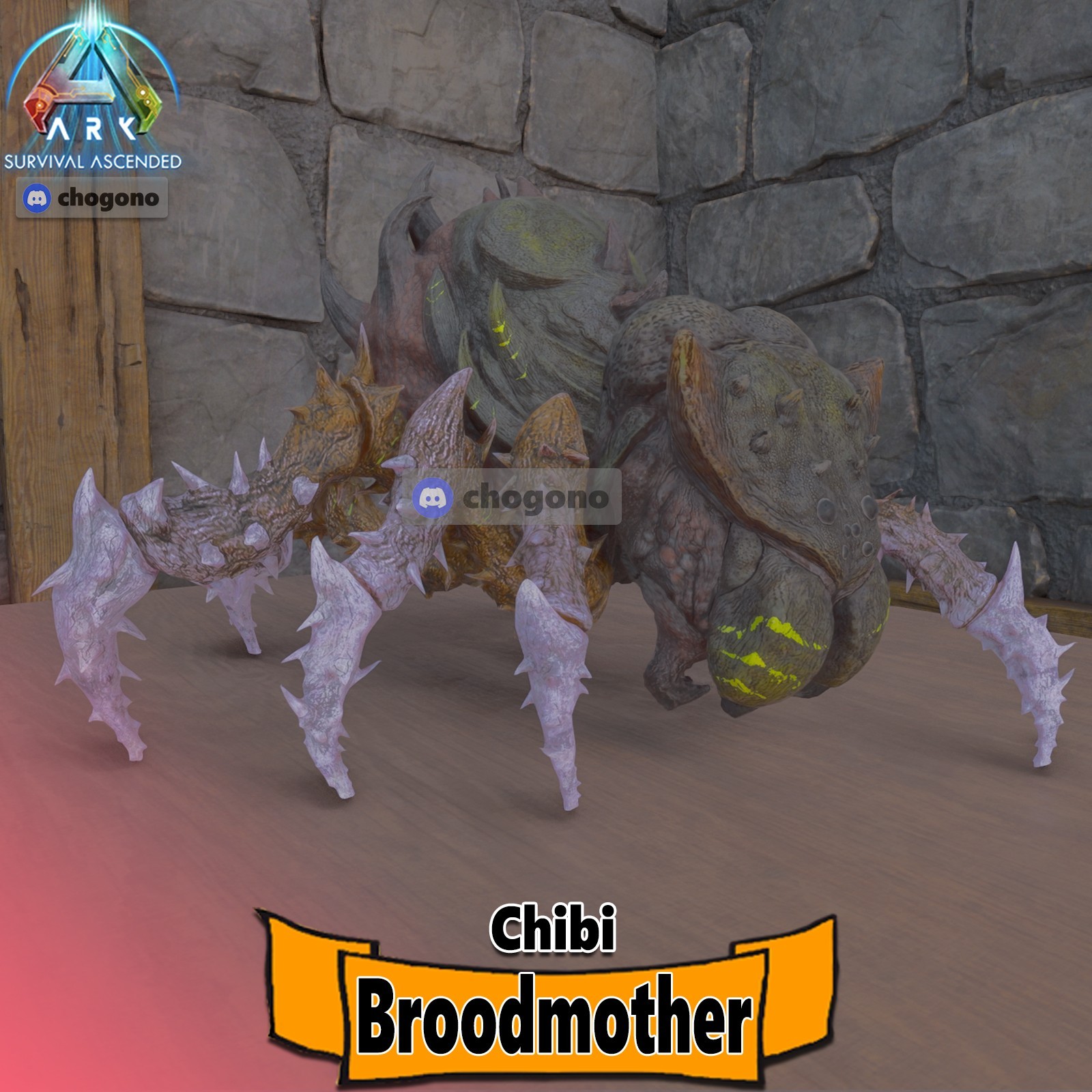 Ark Survival Ascended RARE PVE CHIBI BROODMOTHER