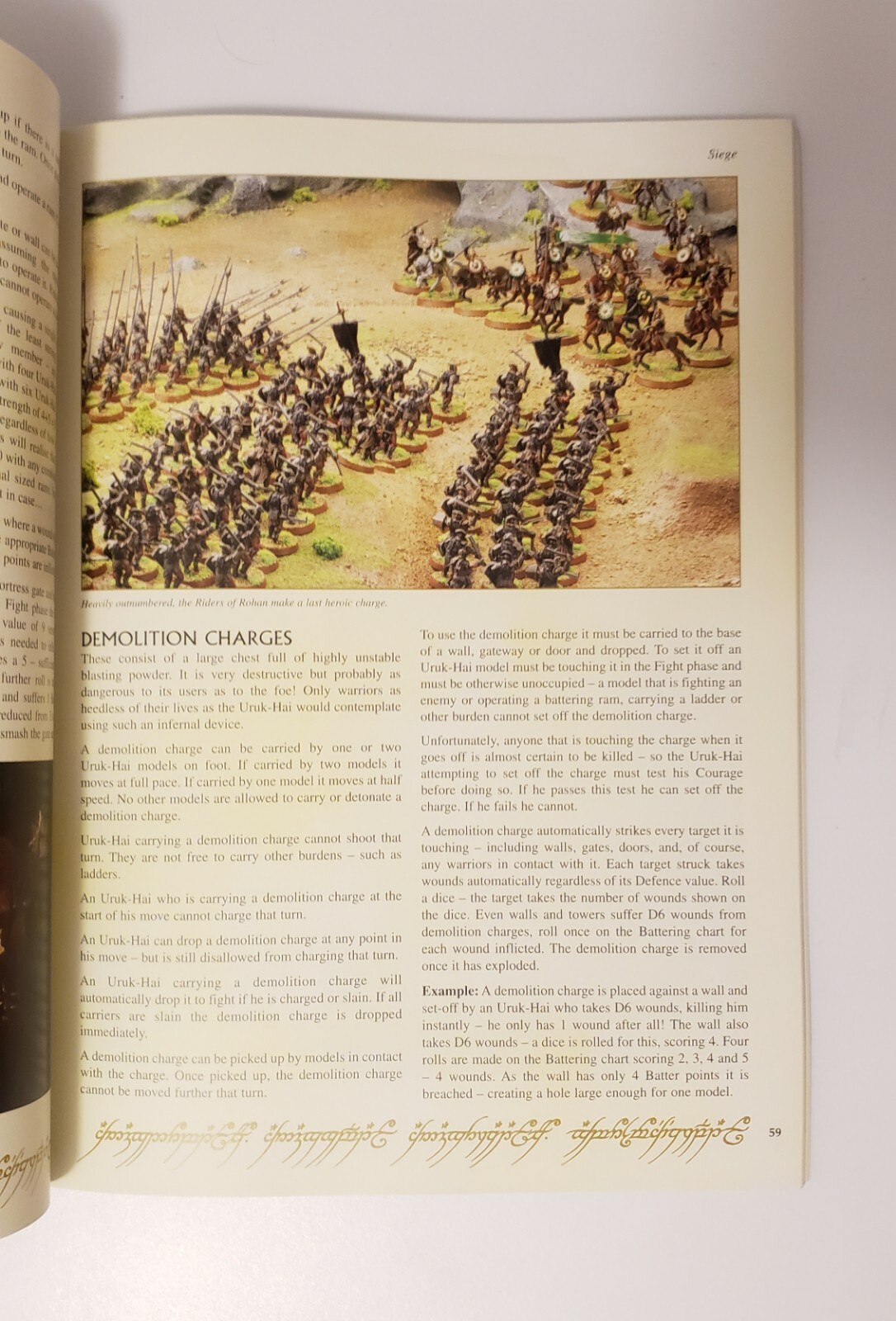 The Lord of The Rings: The Two Towers Strategy Role Playing Handbook Battle Game