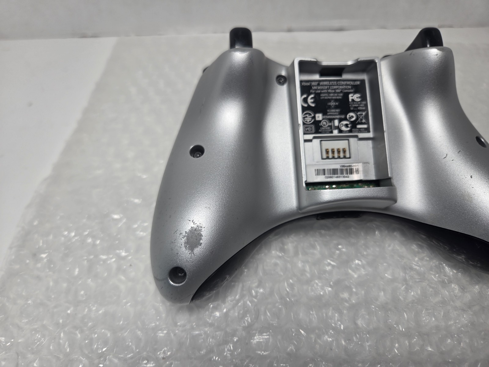 Microsoft Xbox 360 Wireless Video Game Controller Silver Gray New Sticks Tested
