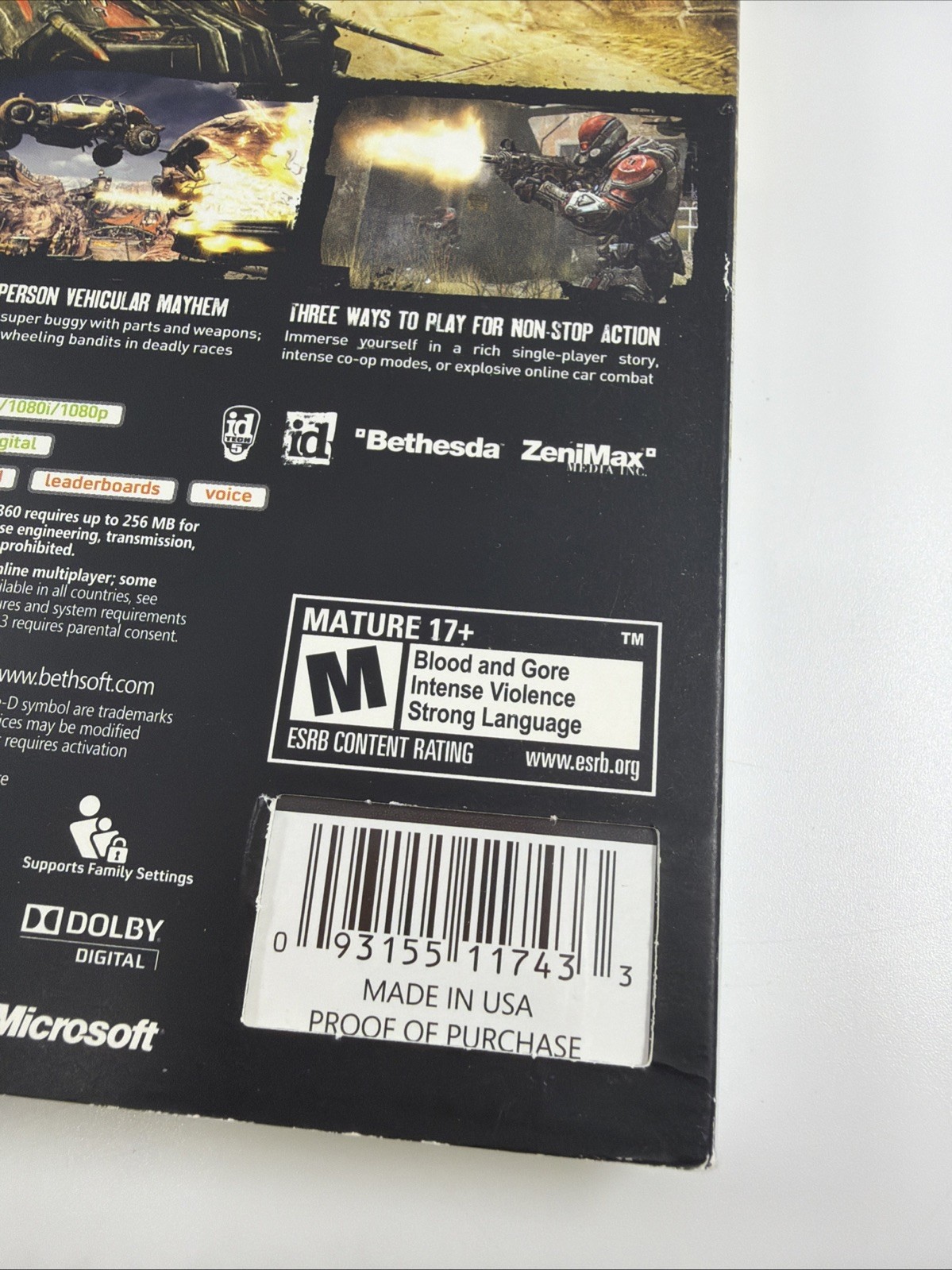 Rage (Microsoft Xbox 360, 2011)