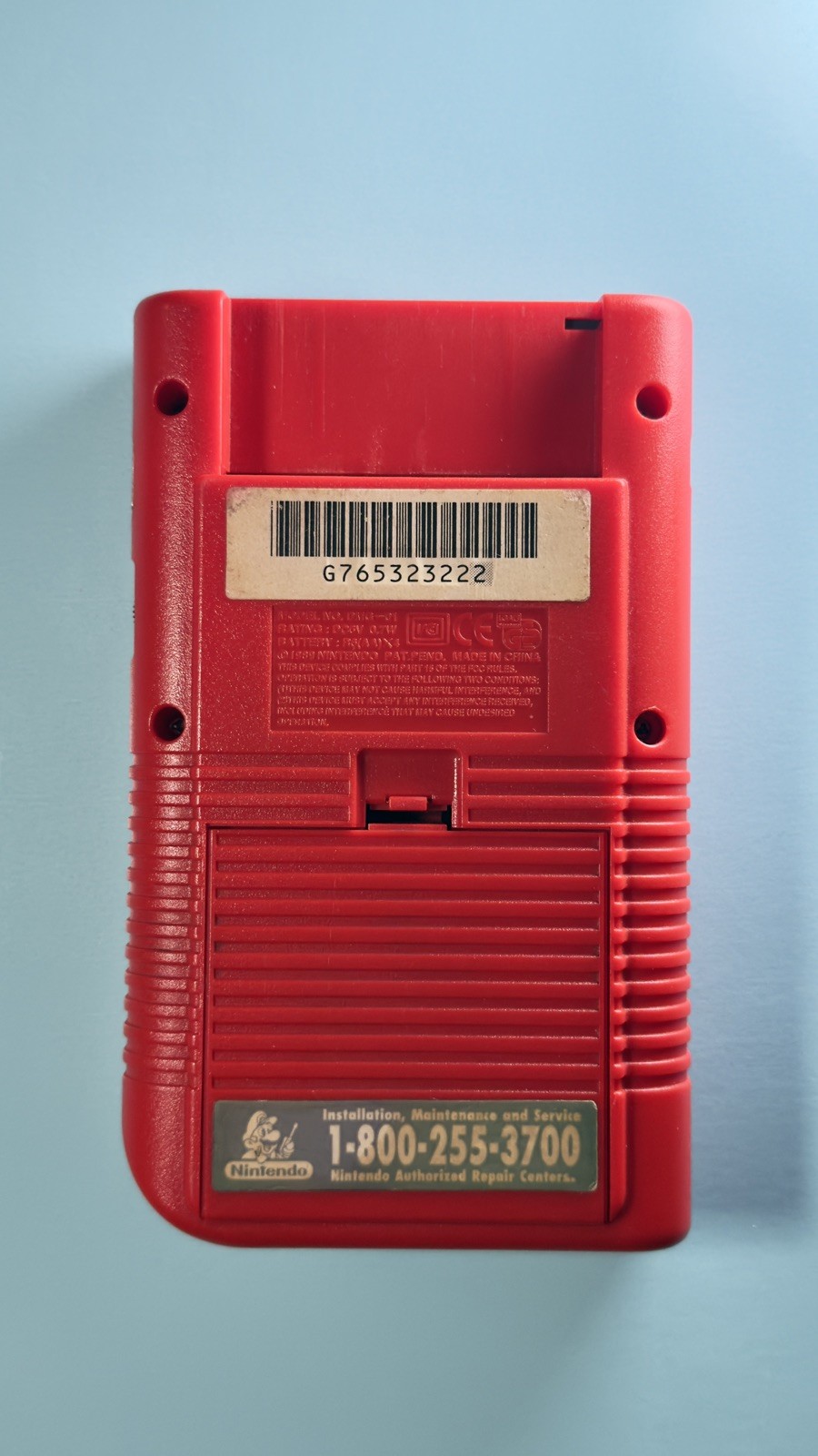 Retro Original Nintendo Game Boy Original DMG-01 RED Backlit Mod!