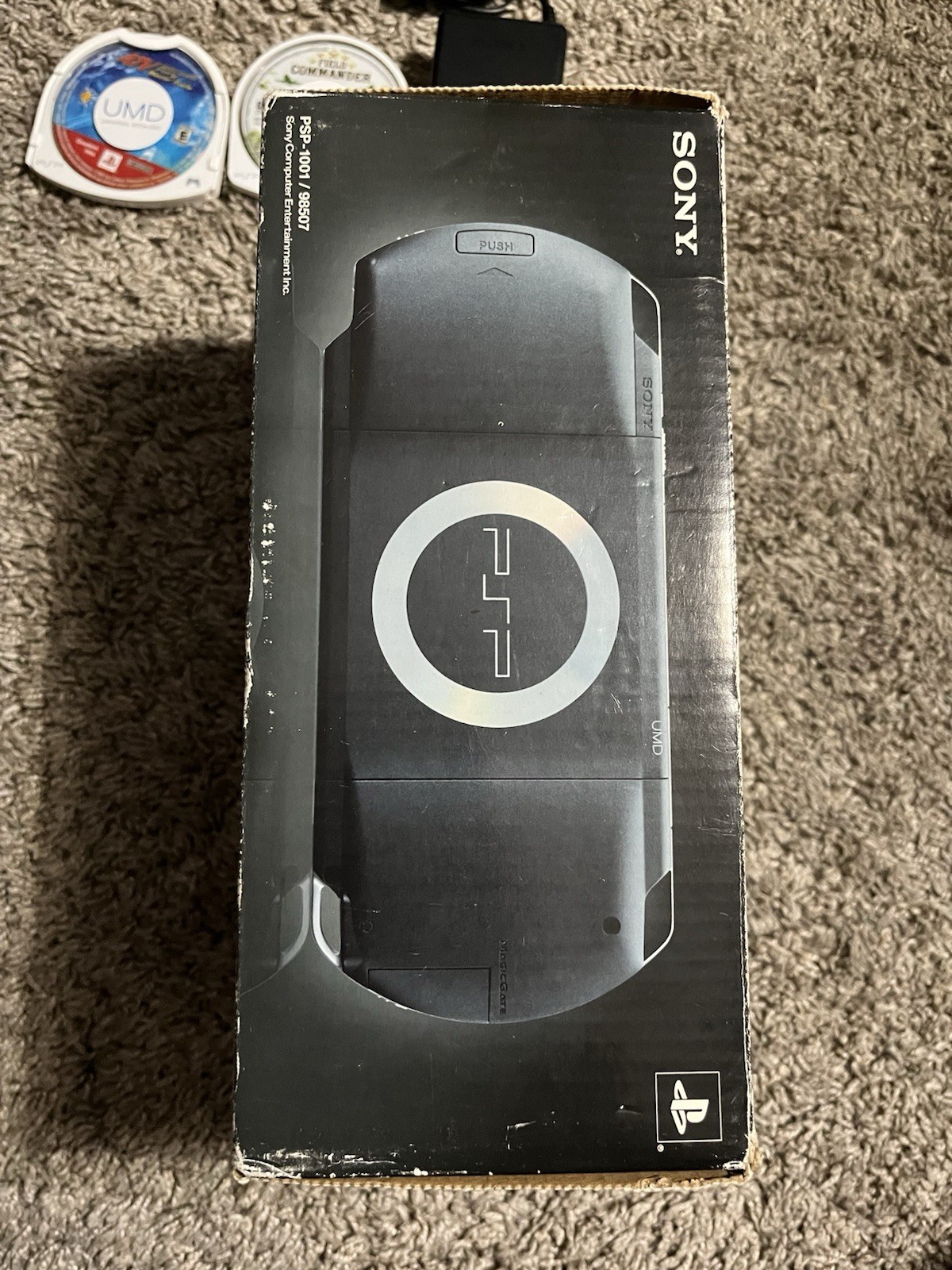 PSP 1001 Tested With Box, Charger, and Games