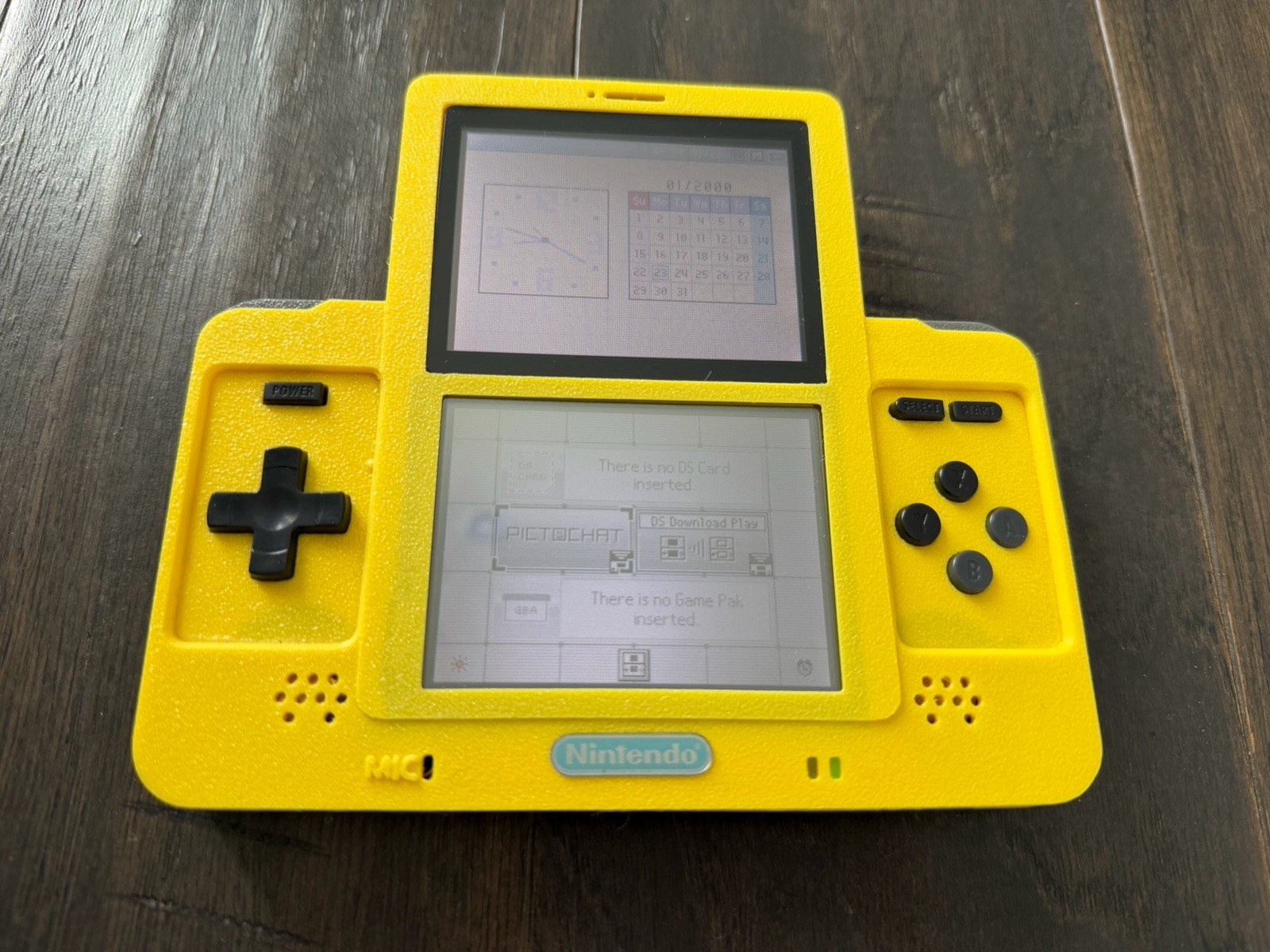 Nintendo DS Unhinged Mod Runs DS & GBA Cartridges Region Free W/ Charging Dock