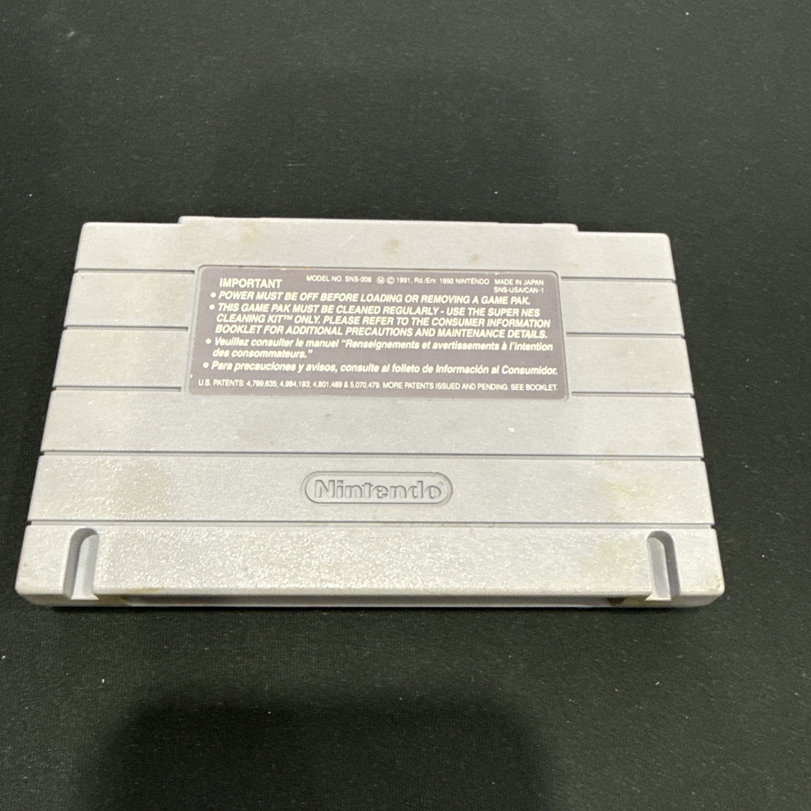 Street Fighter II Turbo Nintendo SNES Cartridge Only Tested Works Authentic