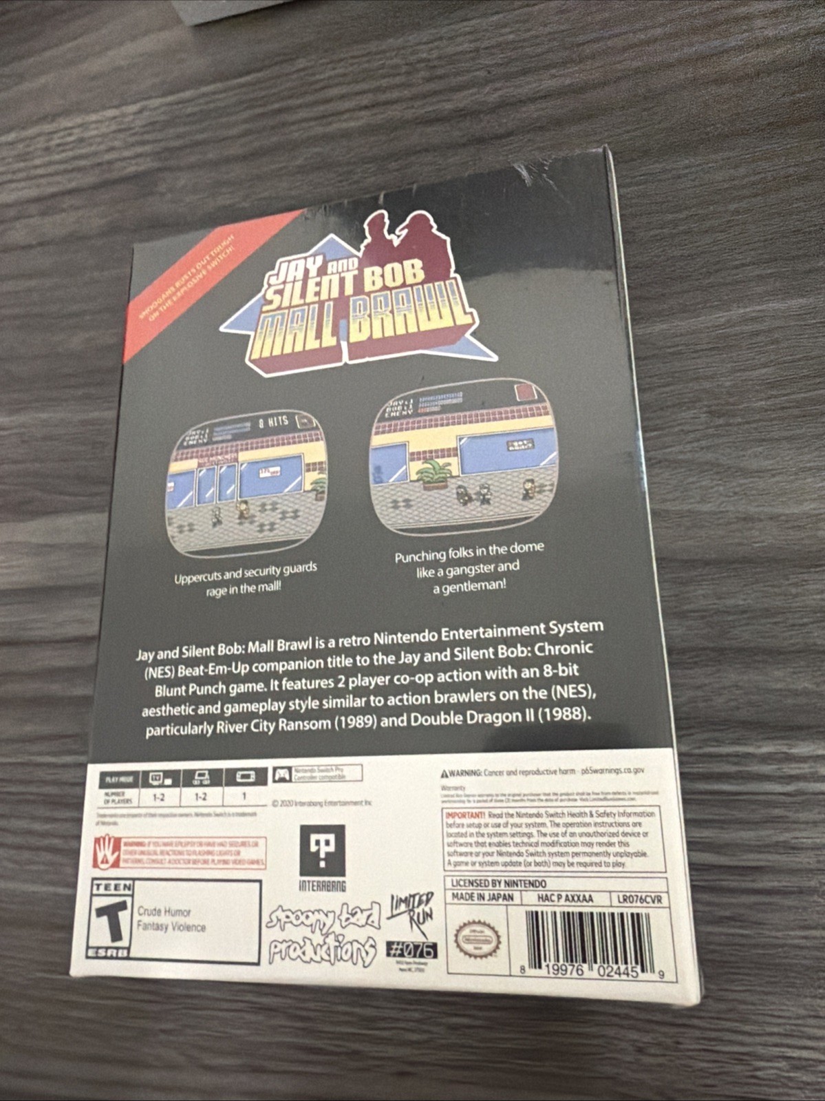 Jay and Silent Bob: Mall Brawl (Nintendo Switch, 2020) – NEW SEALED!