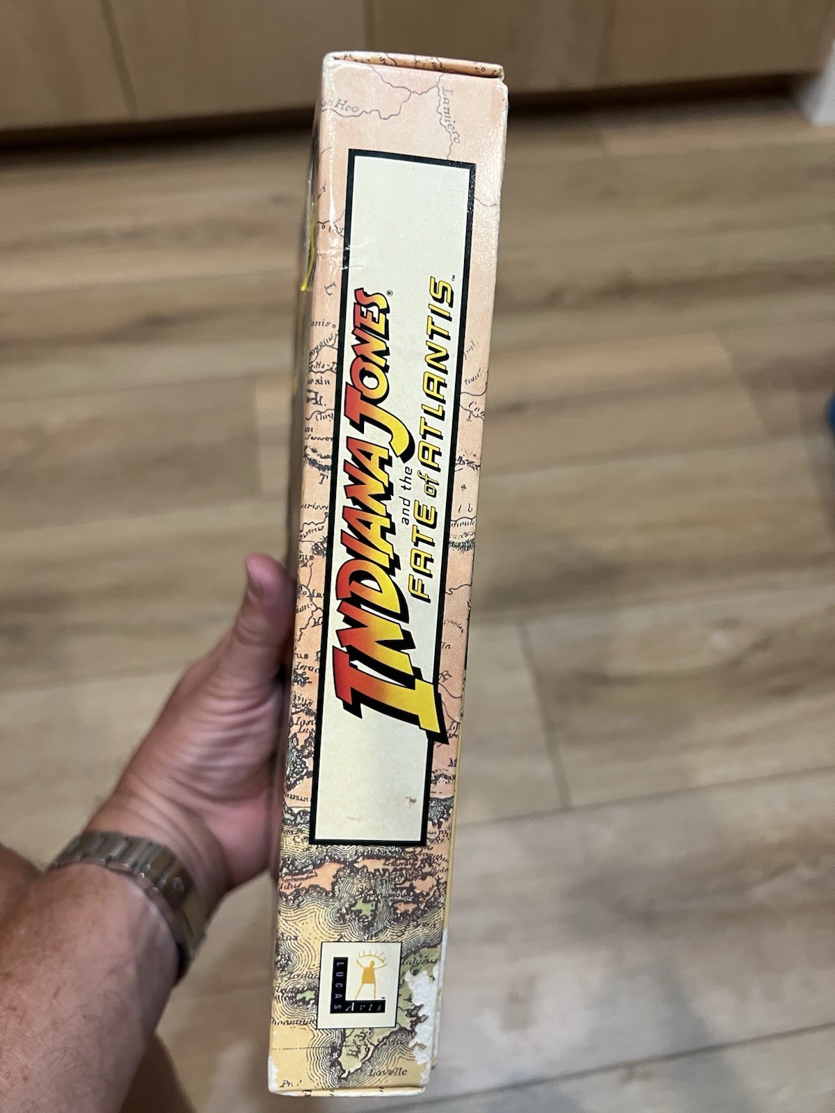 Indiana Jones and the Fate of Atlantis Big Box PC 3.5″ Very Good w/ Ref Card