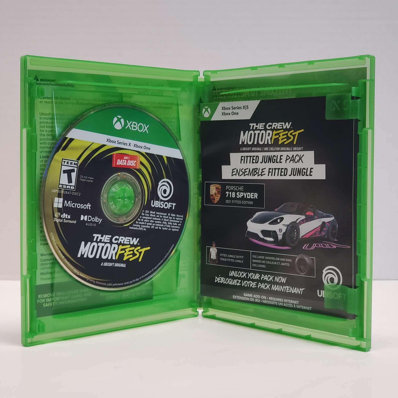 The Crew Motorfest Xbox Multi-Gen Replacement DATA DISC & BOX ONLY – Incomplete