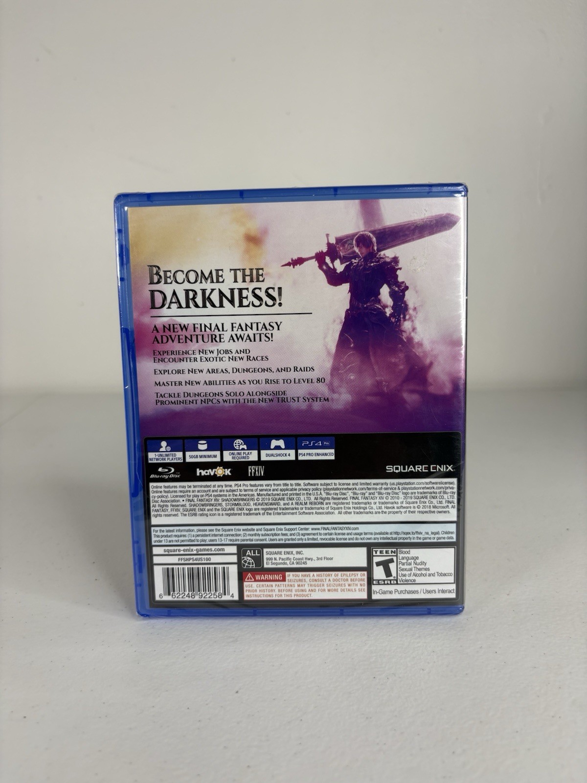 PS4 Final Fantasy XIV Shadowbringers PlayStation 4 Factory Sealed