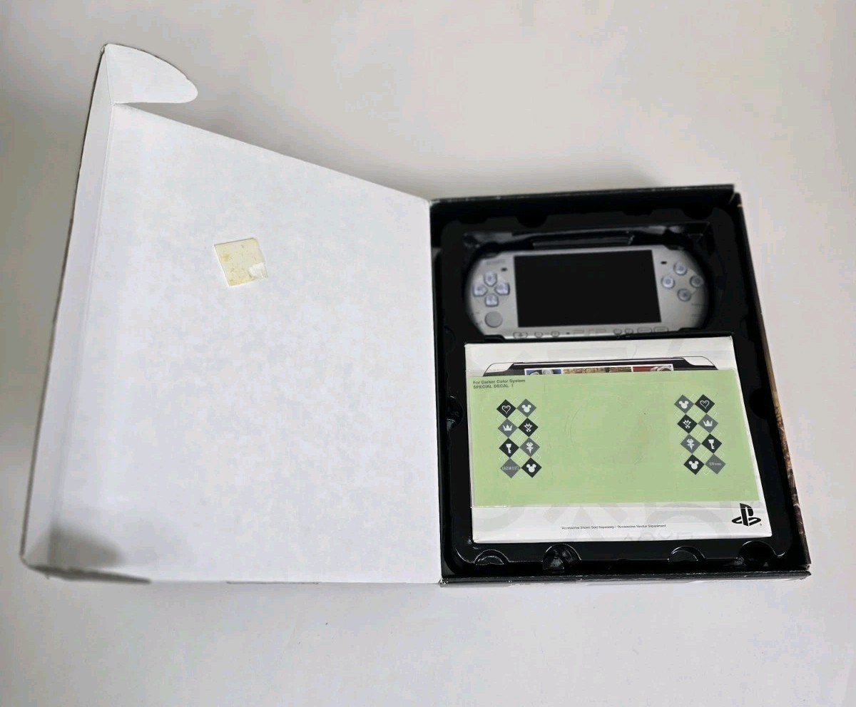 Sony PlayStation Portable PSP Kingdom Hearts Birth By Sleep Console – CIB RARE