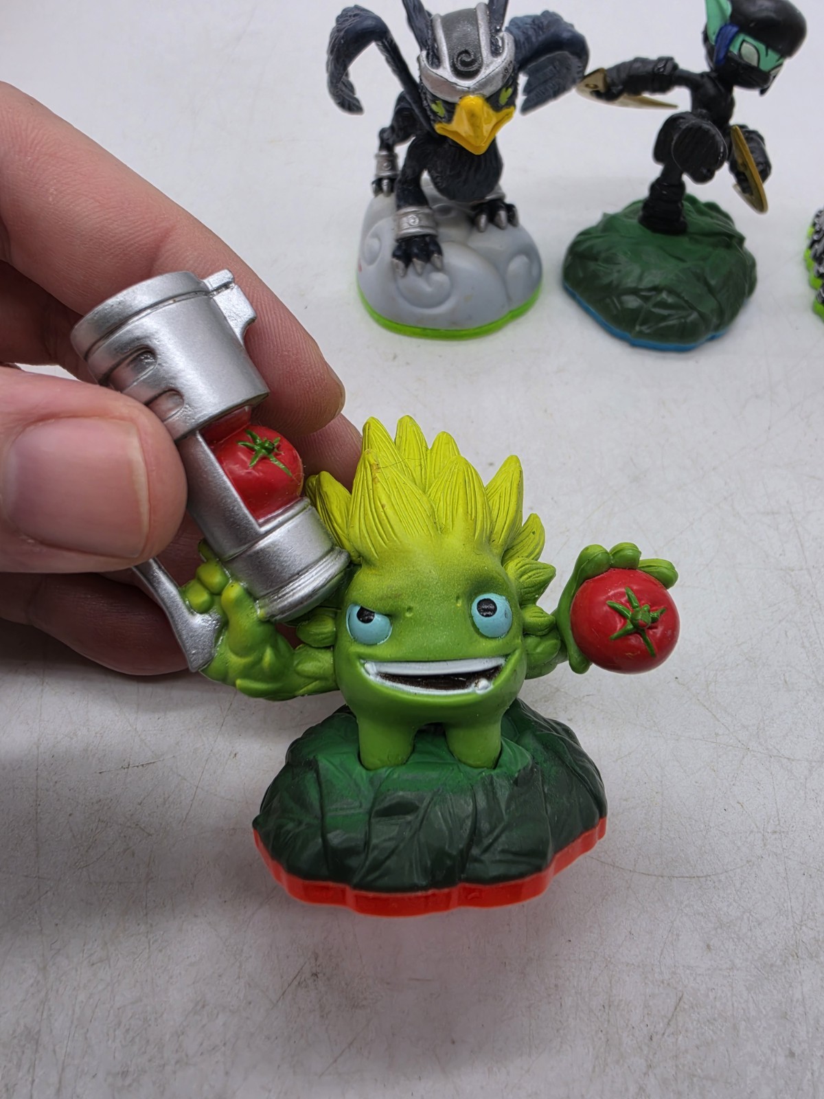 Skylanders Lot Of 4 Skylanders Mint Ninja Elf Food Fight