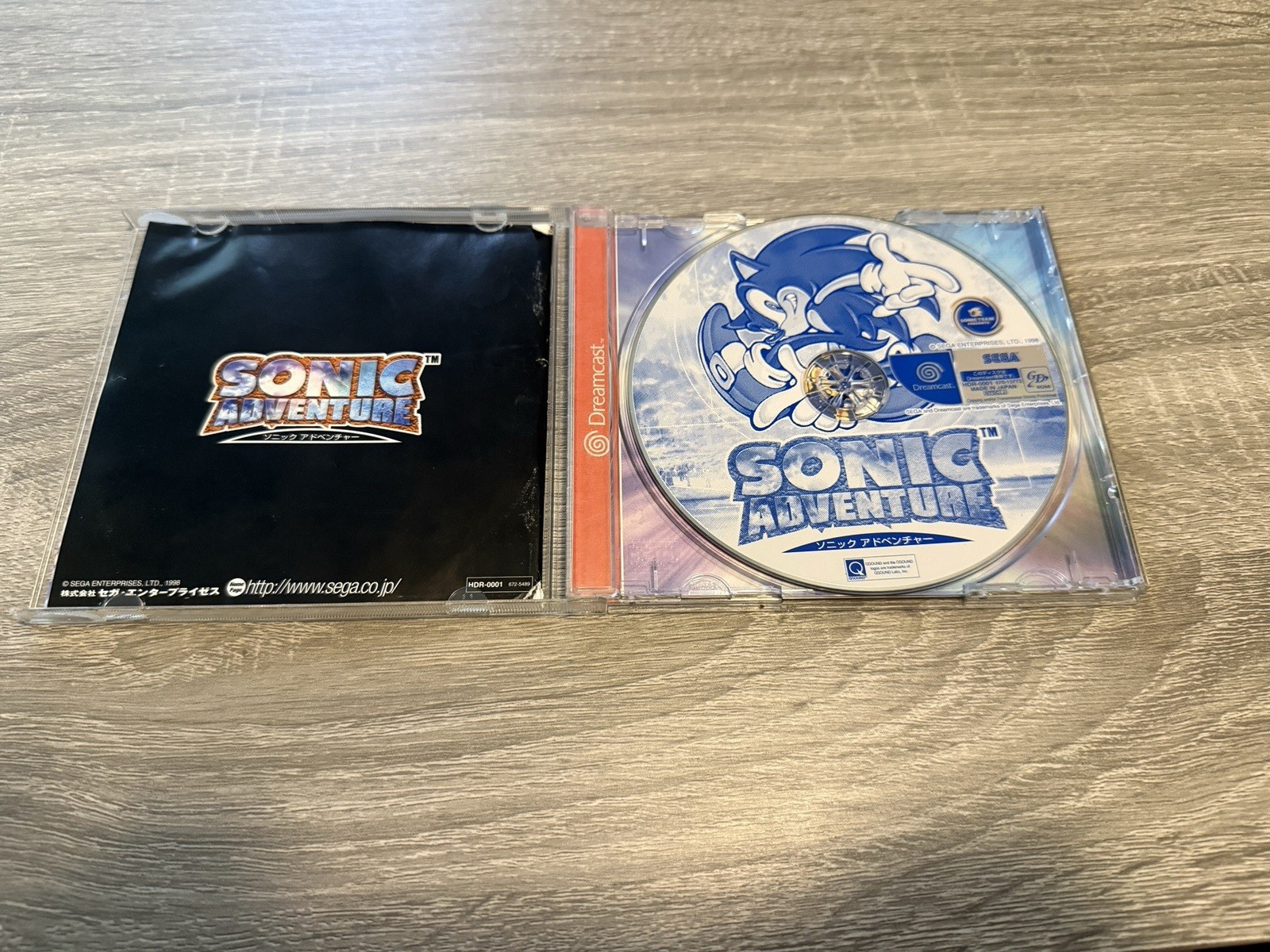 Sonic Adventure Sega Dreamcast Japanese US Seller Tested & Working