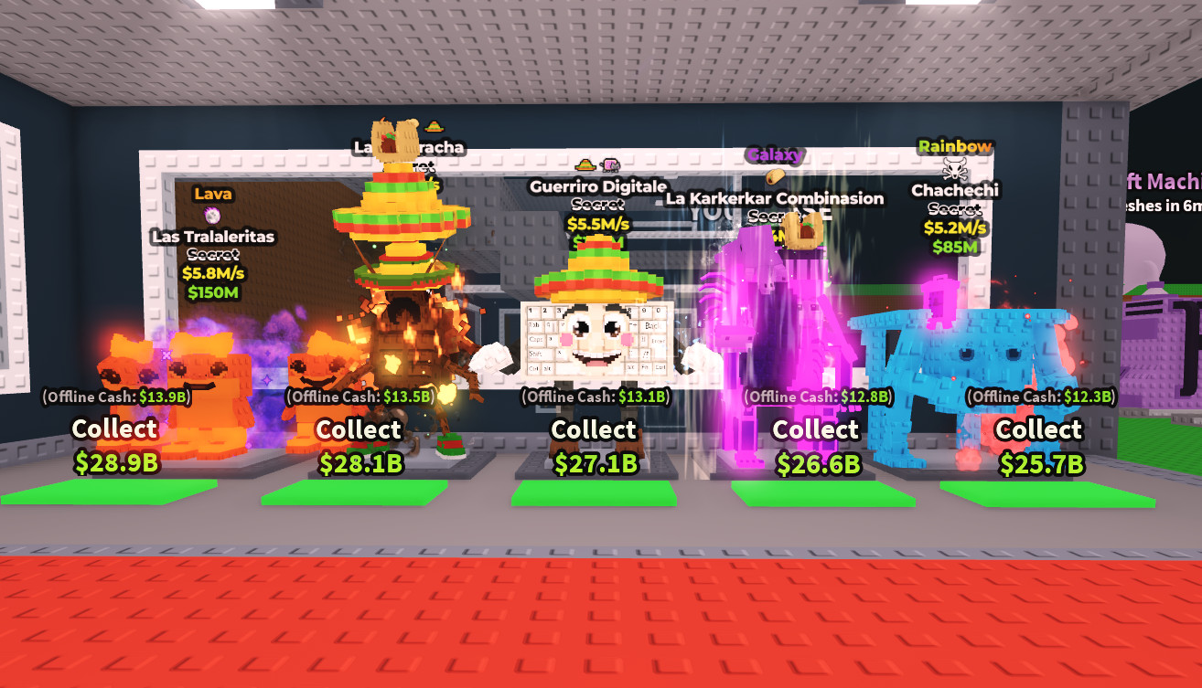 Roblox | Steal A Brainrot | Gold Diamond Rainbow Galaxy | Cheap – Fast – Safe ✅