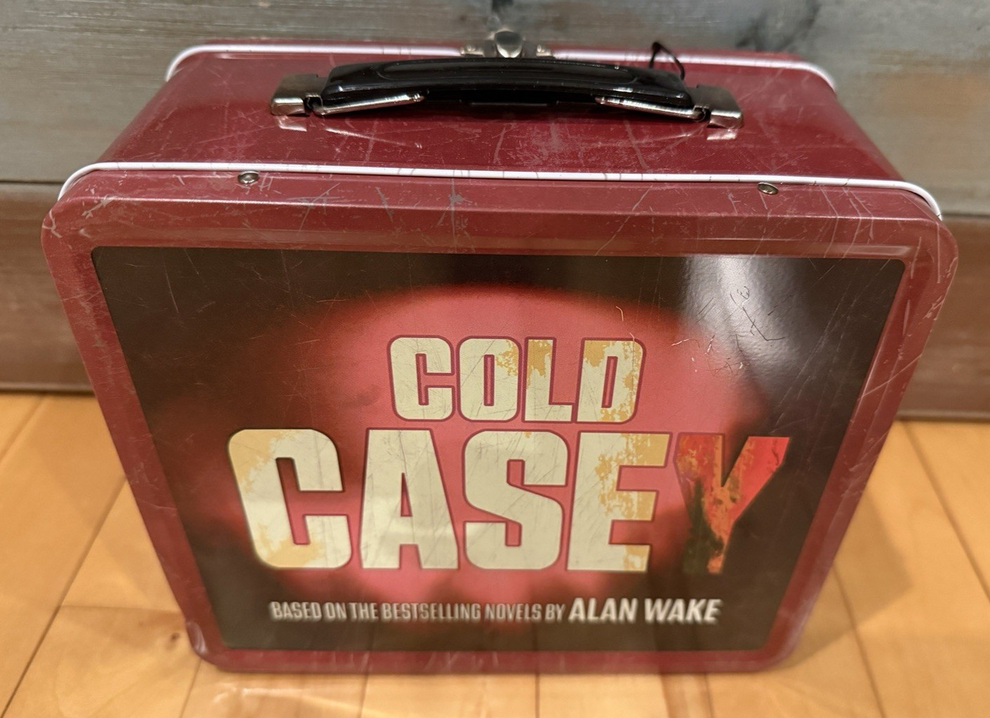 New iam8bit Remedy Games Anniversary Alan Wake 2 Cold Casey Tin Lunchbox Alex