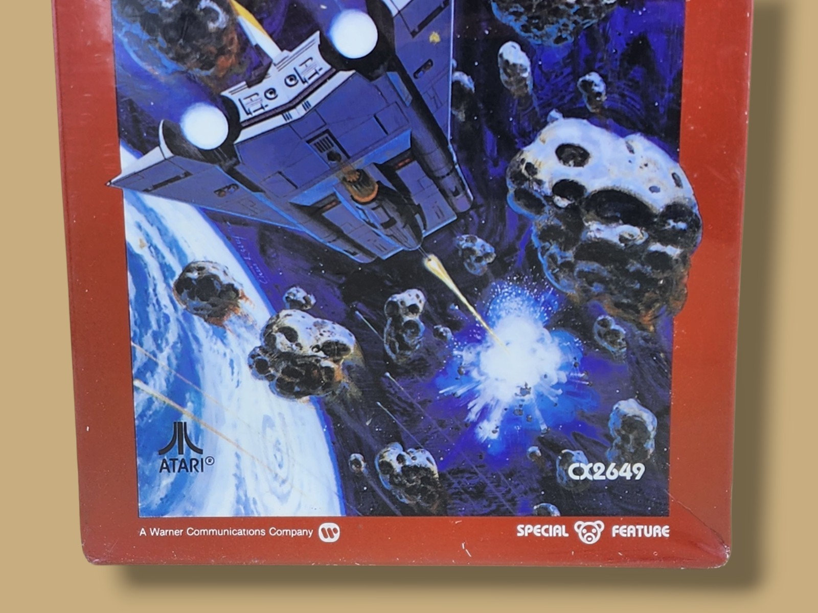 1981 Atari 2600 Asteroids CX 2649 Video Game Sealed – With Defects