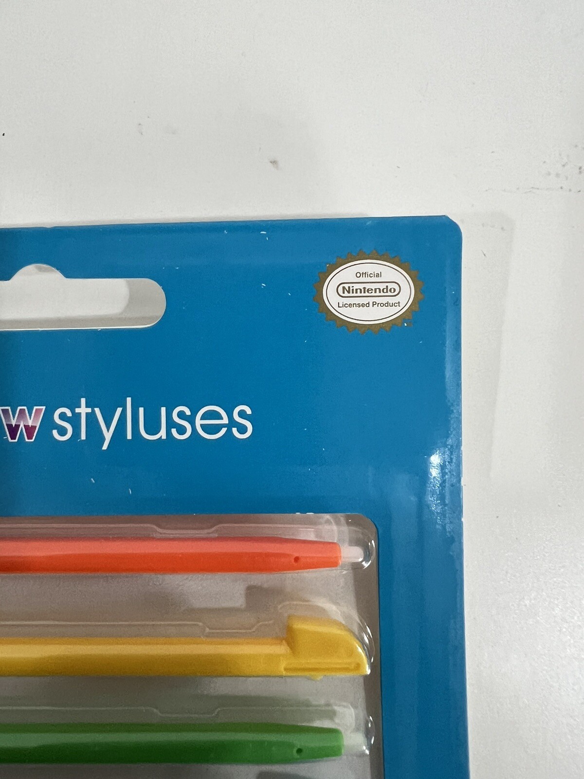 Nintendo Wii U Rainbow Styluses Set of 8 Brand New Factory Sealed Pack
