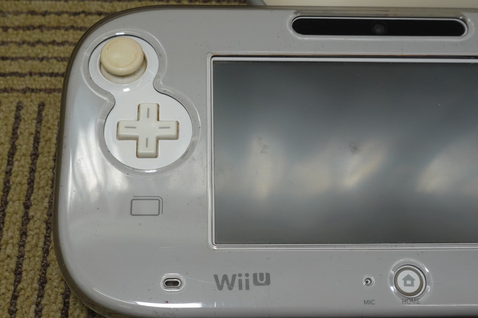 Nintendo WiiU 32GB white WUP-001 working item software wii fit etc… JAPAN