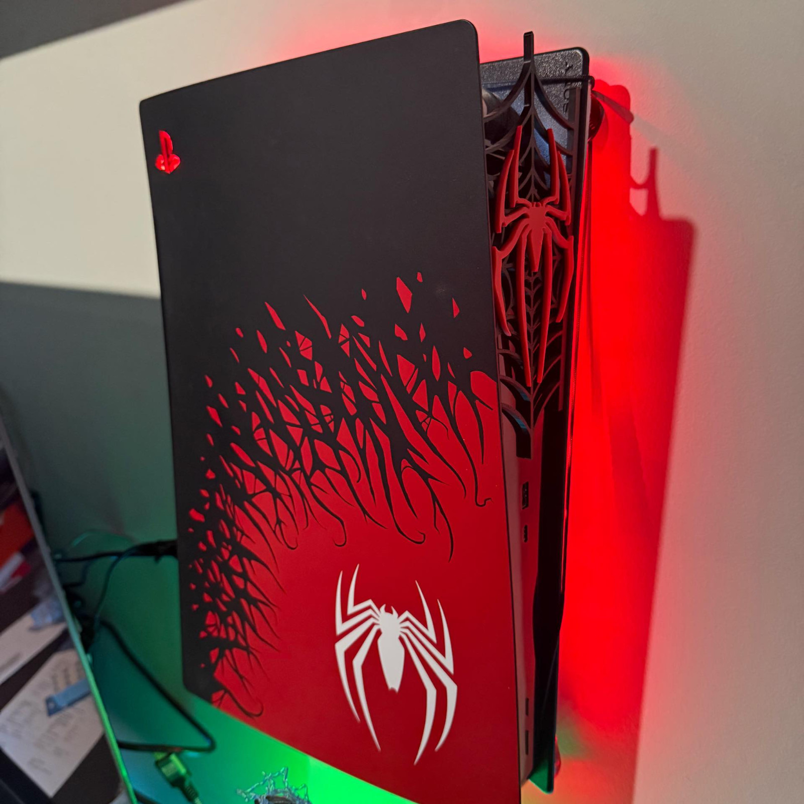 Spider-Man Front Faceplate for PlayStation 5 Original/Slim PS5 Console Cover