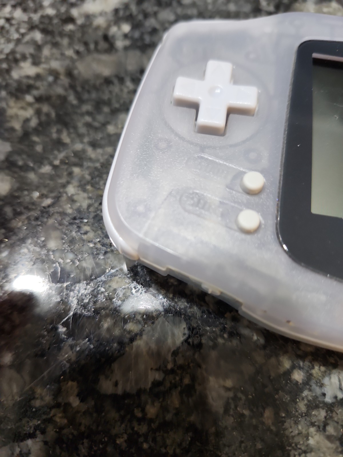 Nintendo Gameboy Advance Glacier AGB-001 *Tested*
