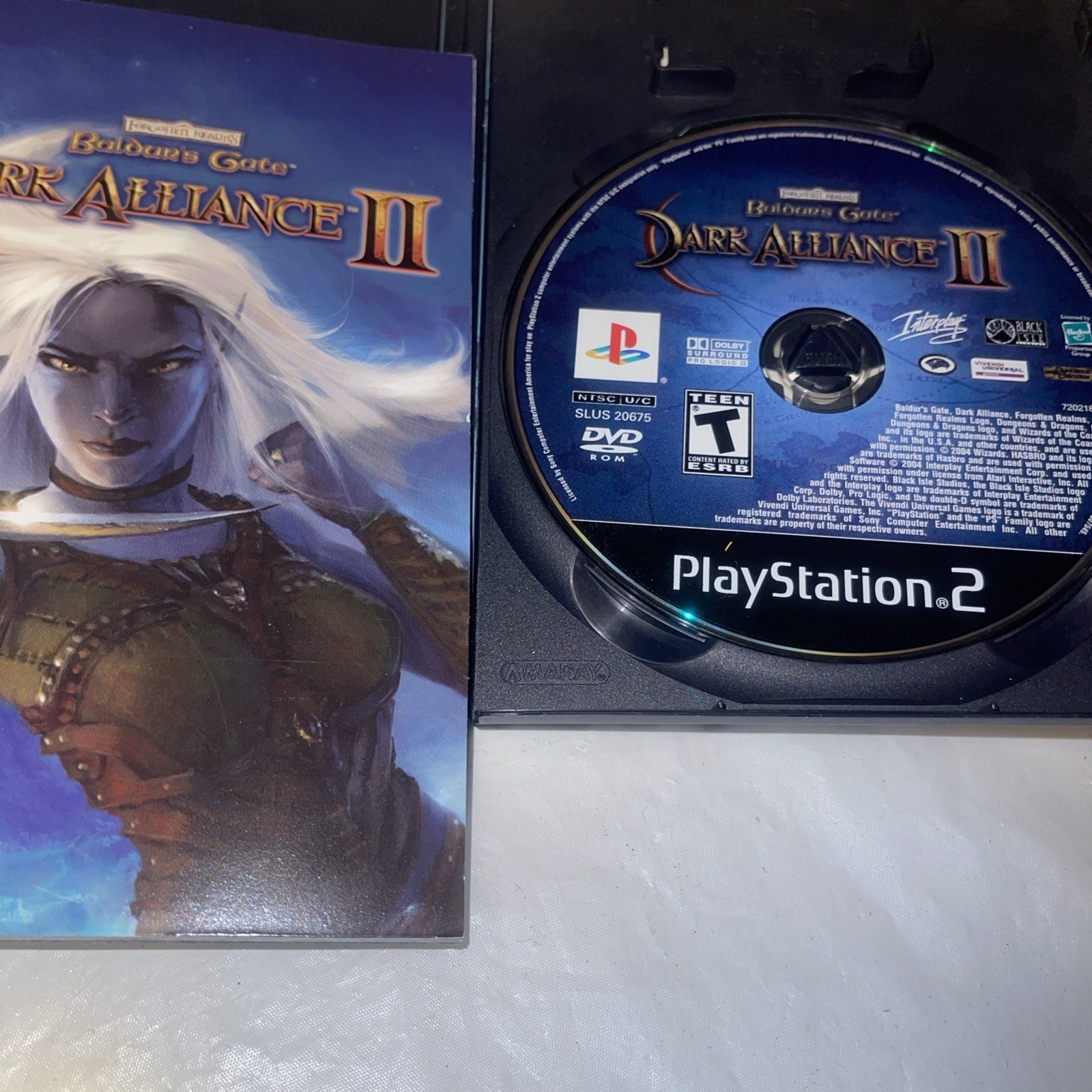 Baldur’s Gate: Dark Alliance II (Sony PlayStation 2 PS2, 2004)