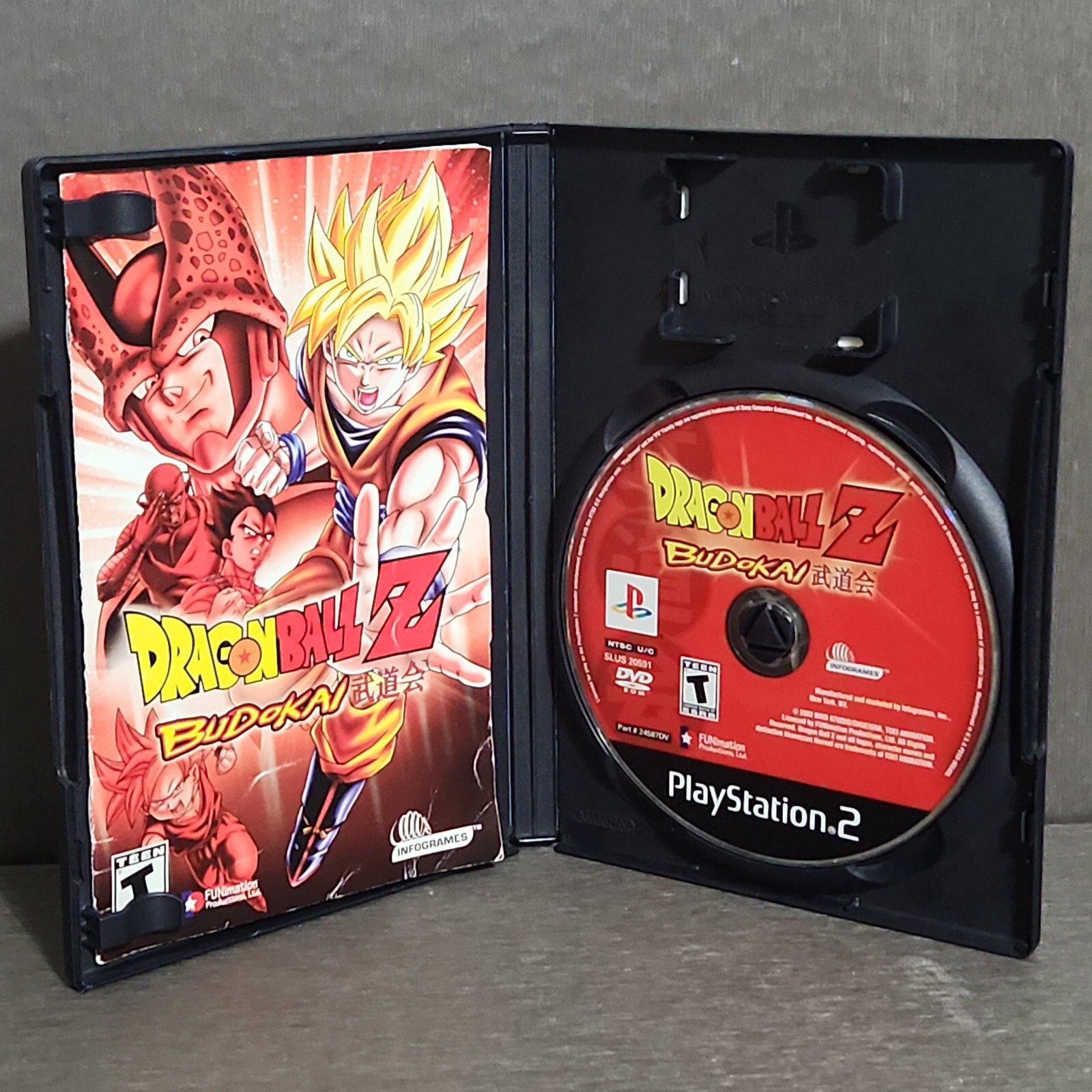 Dragon Ball Z Budokai Playstation 2 PS2 Complete Video Game