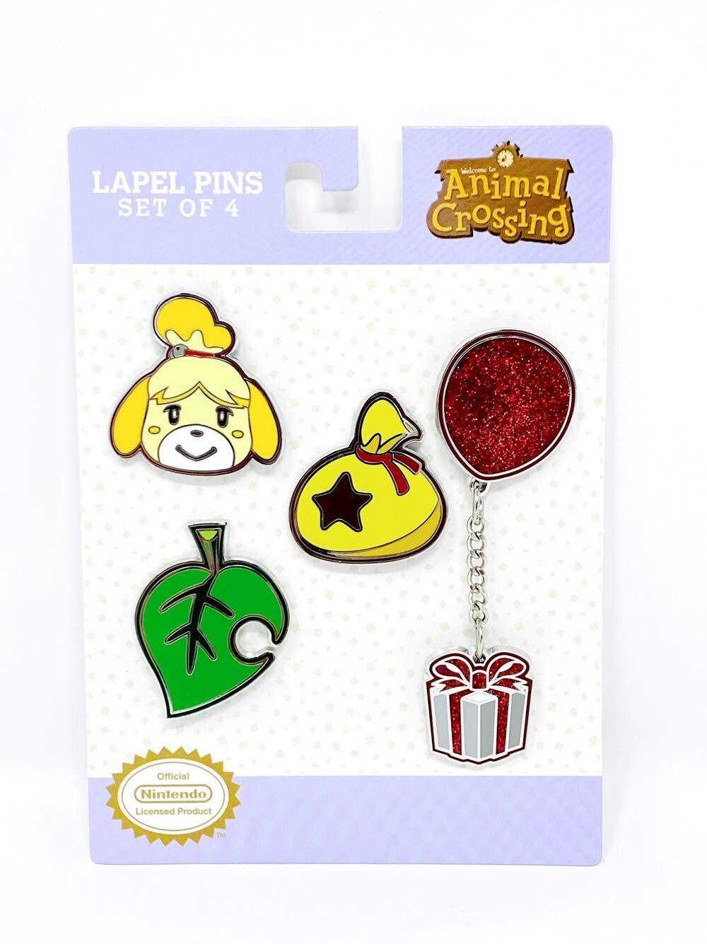 Controller Gear Authentic Nintendo Animal Crossing: Lapel Pins New 2 PACK