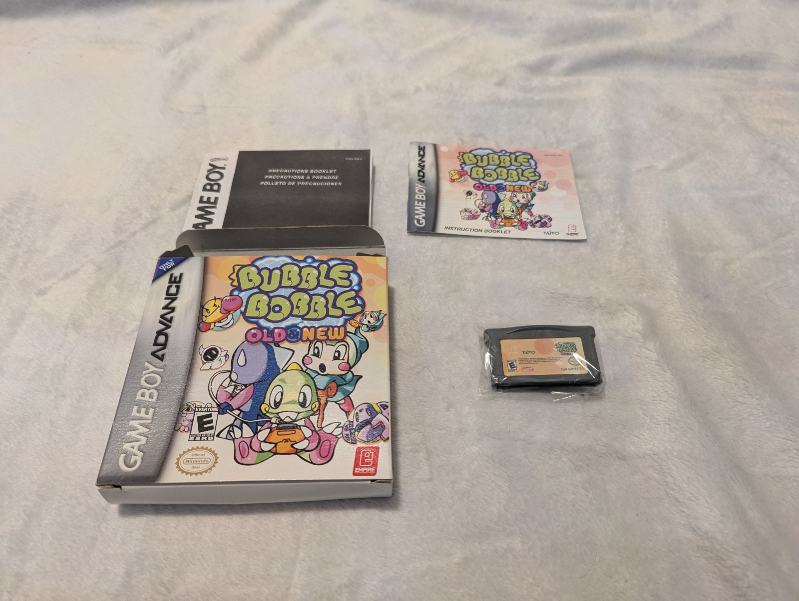 Bubble Bobble Old & New Nintendo GameBoy Advance GBA Complete CIB – Authentic