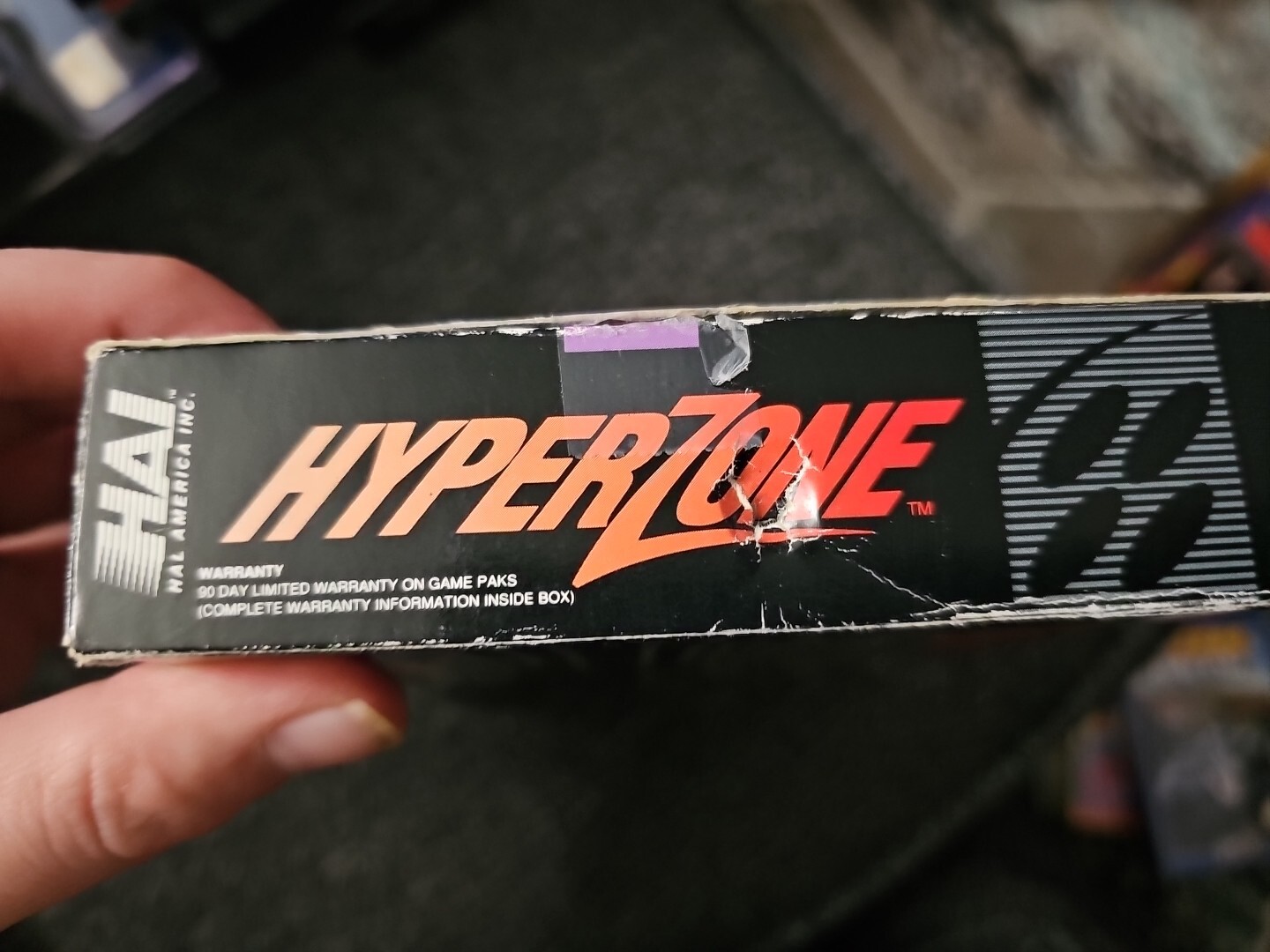 HyperZone (Super Nintendo Entertainment System, 1991) SNES Complete W/ Manual