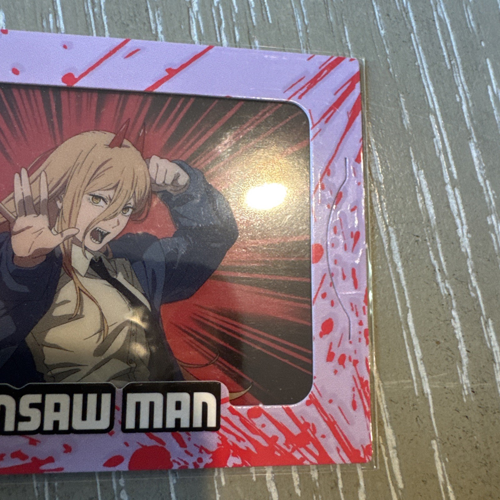 FiGPiN CHAINSAW MAN POWER CYBERCEL CARD COMMON *NEW*
