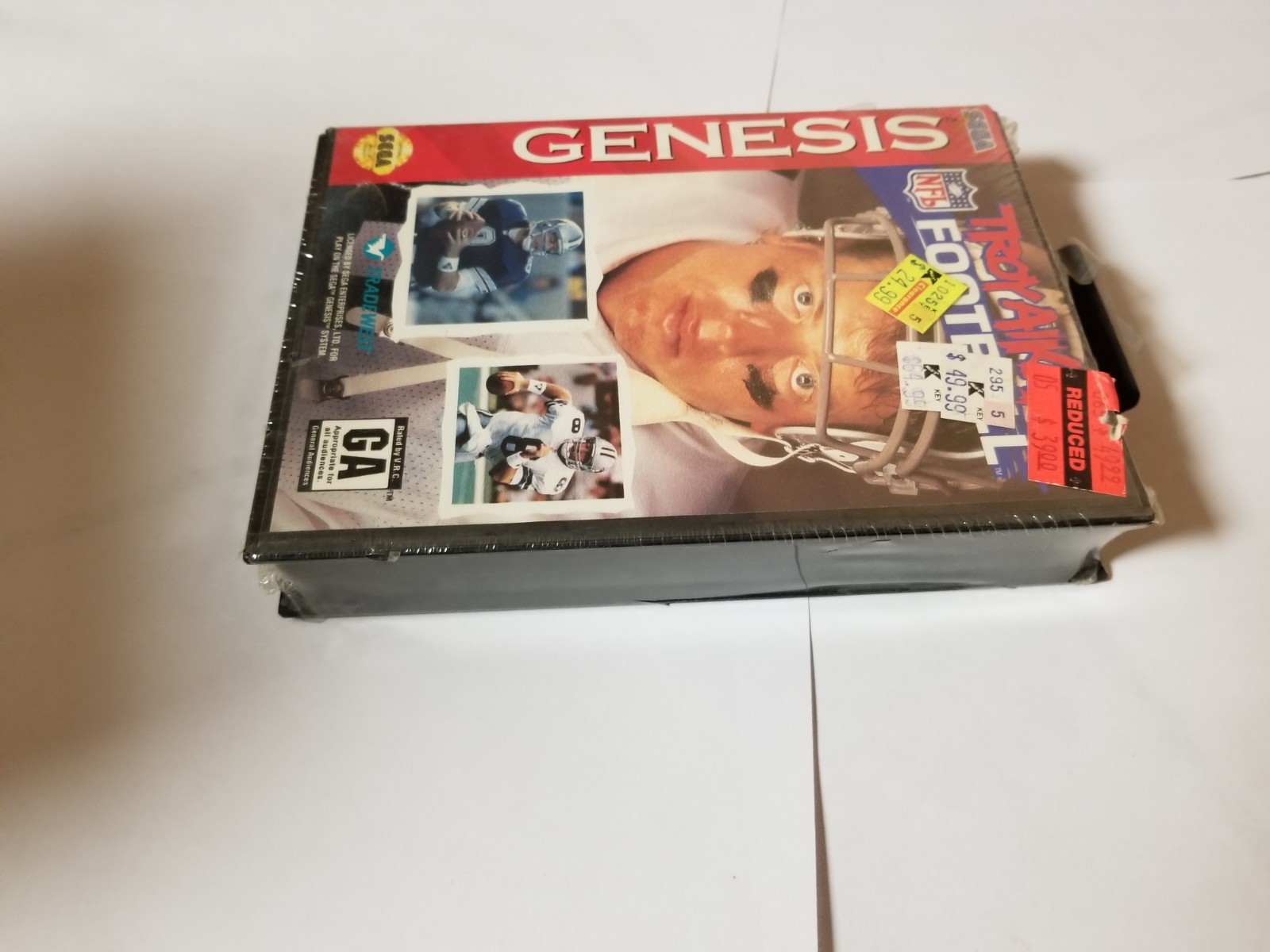 Troy Aikman NFL Football (Sega Genesis, 1994) new