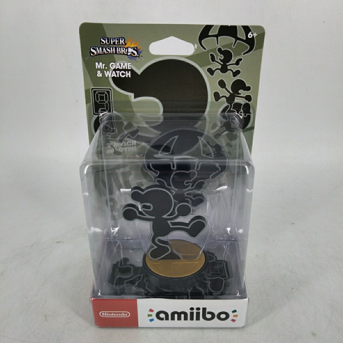 Mr. Game & Watch Super Smash Bros. Nintendo amiibo Figure – New / Sealed